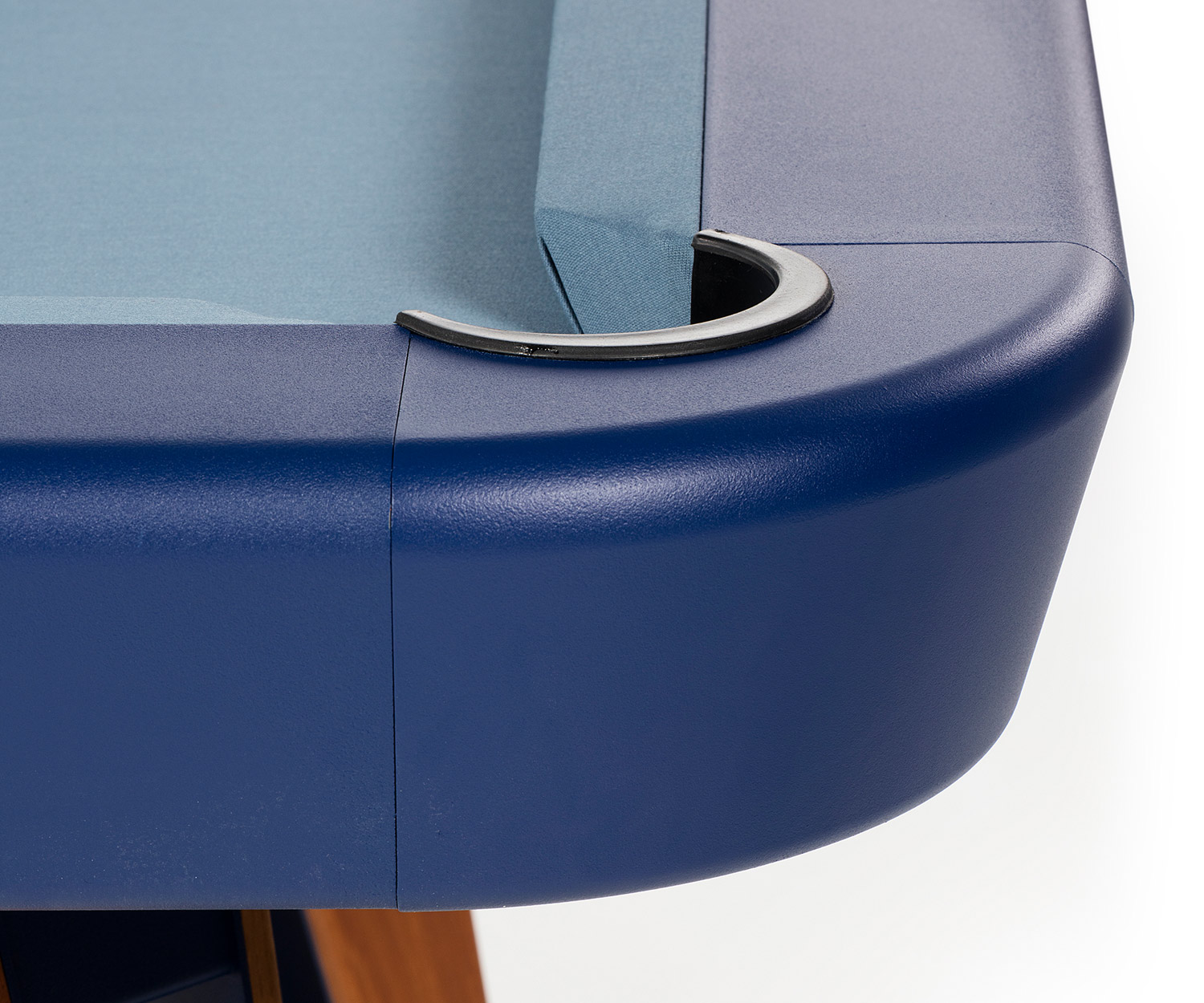 Hoekbank voor biljart van RS Barcelona blauwe afdekking blauwe lak Hoekbank voor biljart van RS Barcelona blauwe afdekking blauwe lak