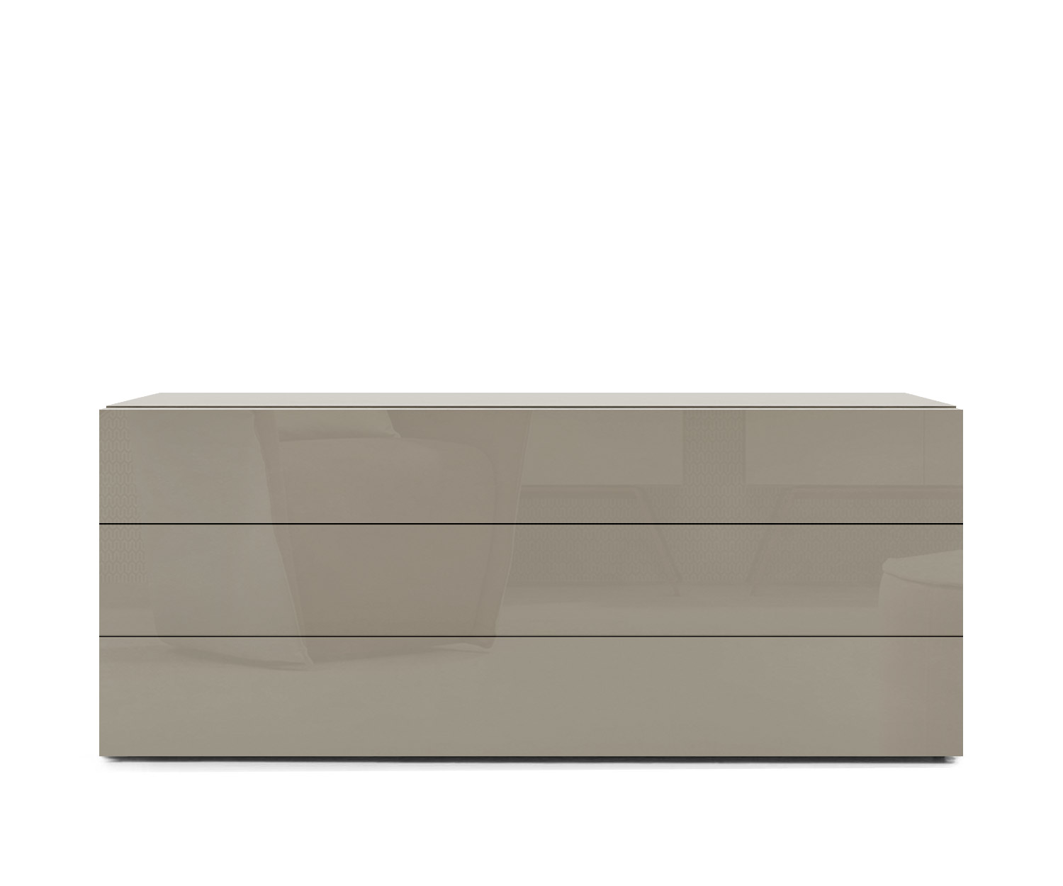 Novamobili Easy 3-zits ladekast B128cm zand433 Novamobili Easy 3-zits ladekast B128cm zand433