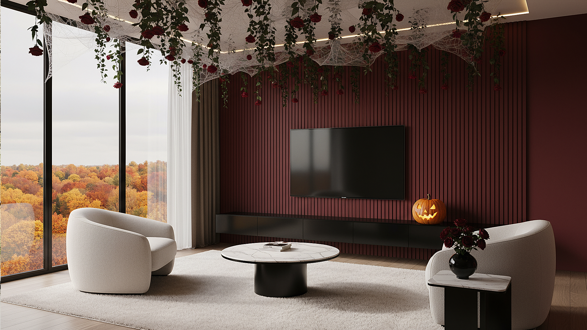 Luxe-Halloween-Decoratie-Ideeën-7-stijlvolle-elegante-Designs Luxe-Halloween-Decoratie-Ideeën-7-stijlvolle-elegante-Designs