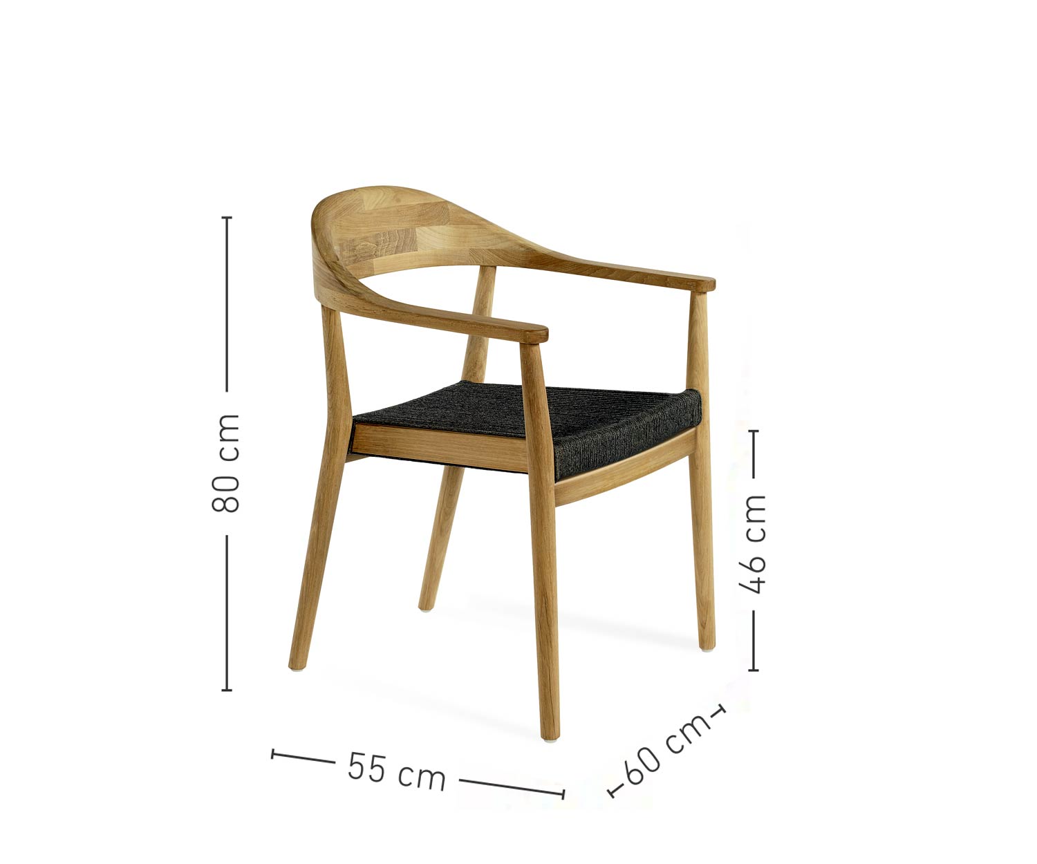 Oasiq Copenhagen Design fauteuil Afmetingen Oasiq Copenhagen Design fauteuil Afmetingen