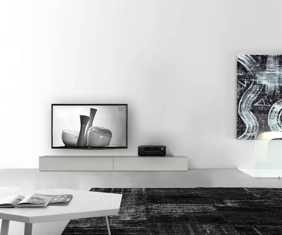 /Design lowboard vloer B240 H27 mat lichtgrijs /Design lowboard vloer B240 H27 mat lichtgrijs