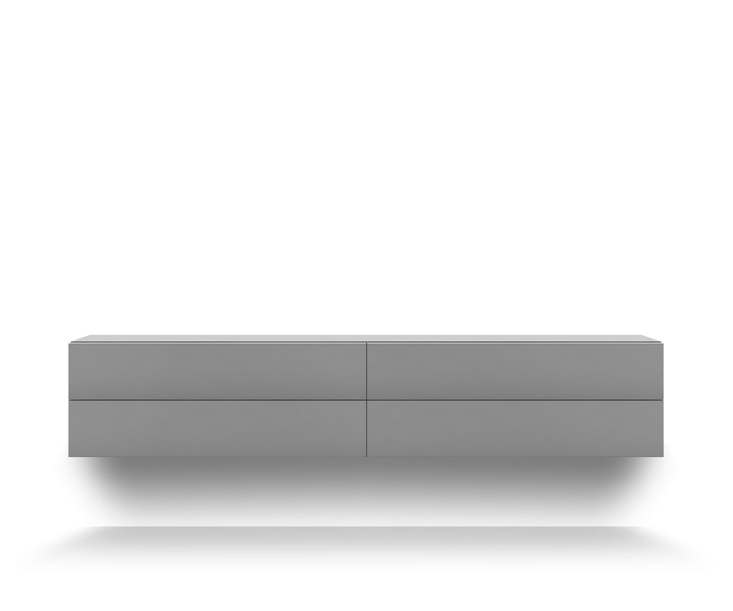 Novamobili Easy 4-zits wandmeubel B216 lichtgrijs330 Novamobili Easy 4-zits wandmeubel B216 lichtgrijs330