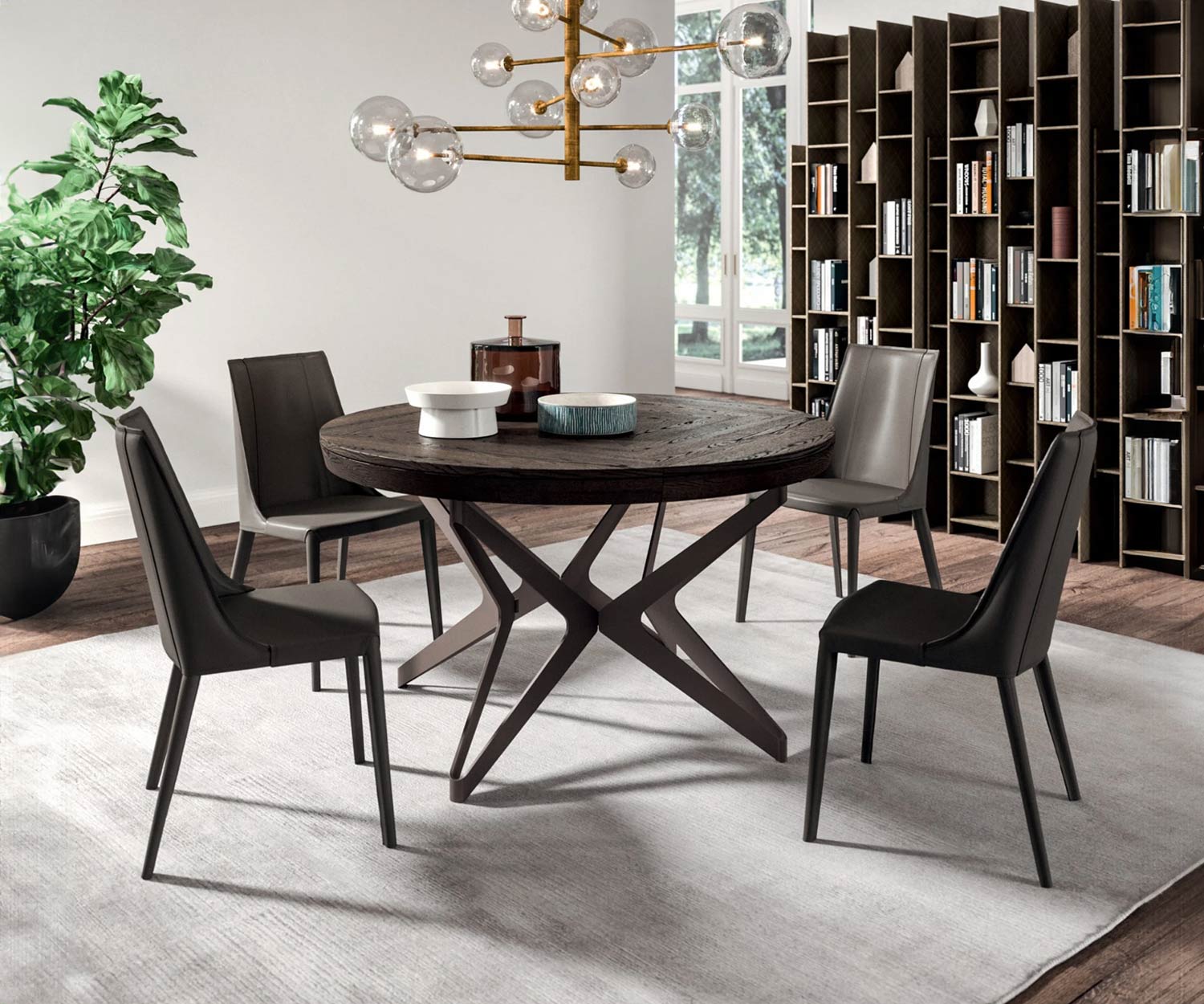 Design leren stoel van hoge kwaliteit in donkergrijs, wit of cognac Design leren stoel van hoge kwaliteit in donkergrijs, wit of cognac