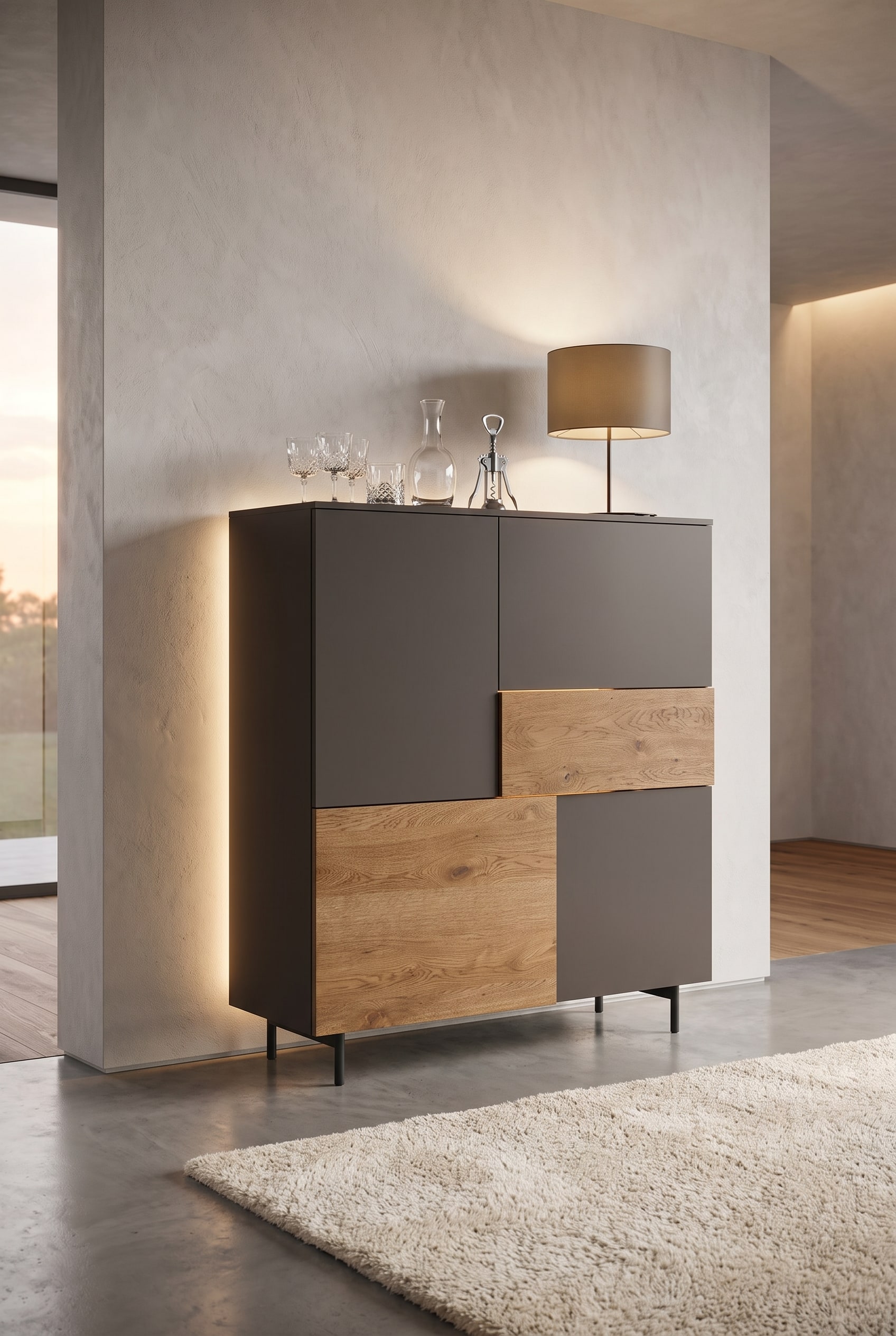 Wohnzimmer Highboard modern