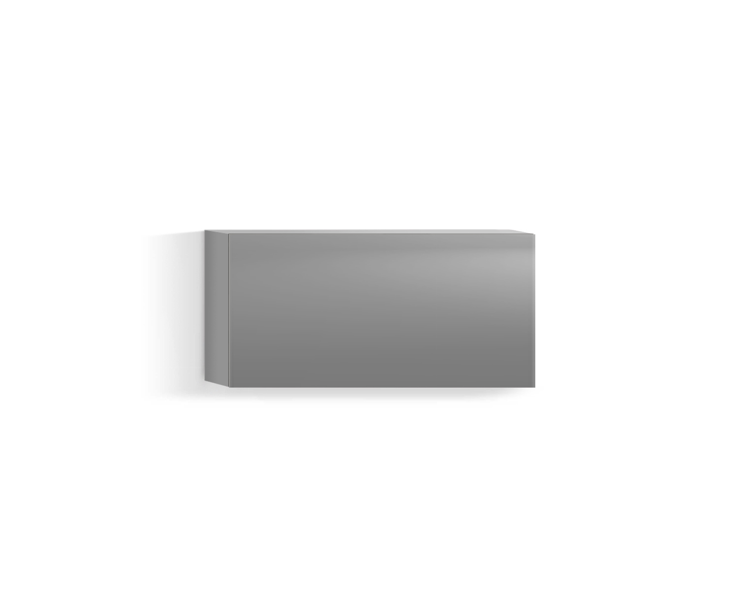Design woonkamer wandmeubel Horizontaal H32 B60 blad lichtgrijs330 Design woonkamer wandmeubel Horizontaal H32 B60 blad lichtgrijs330