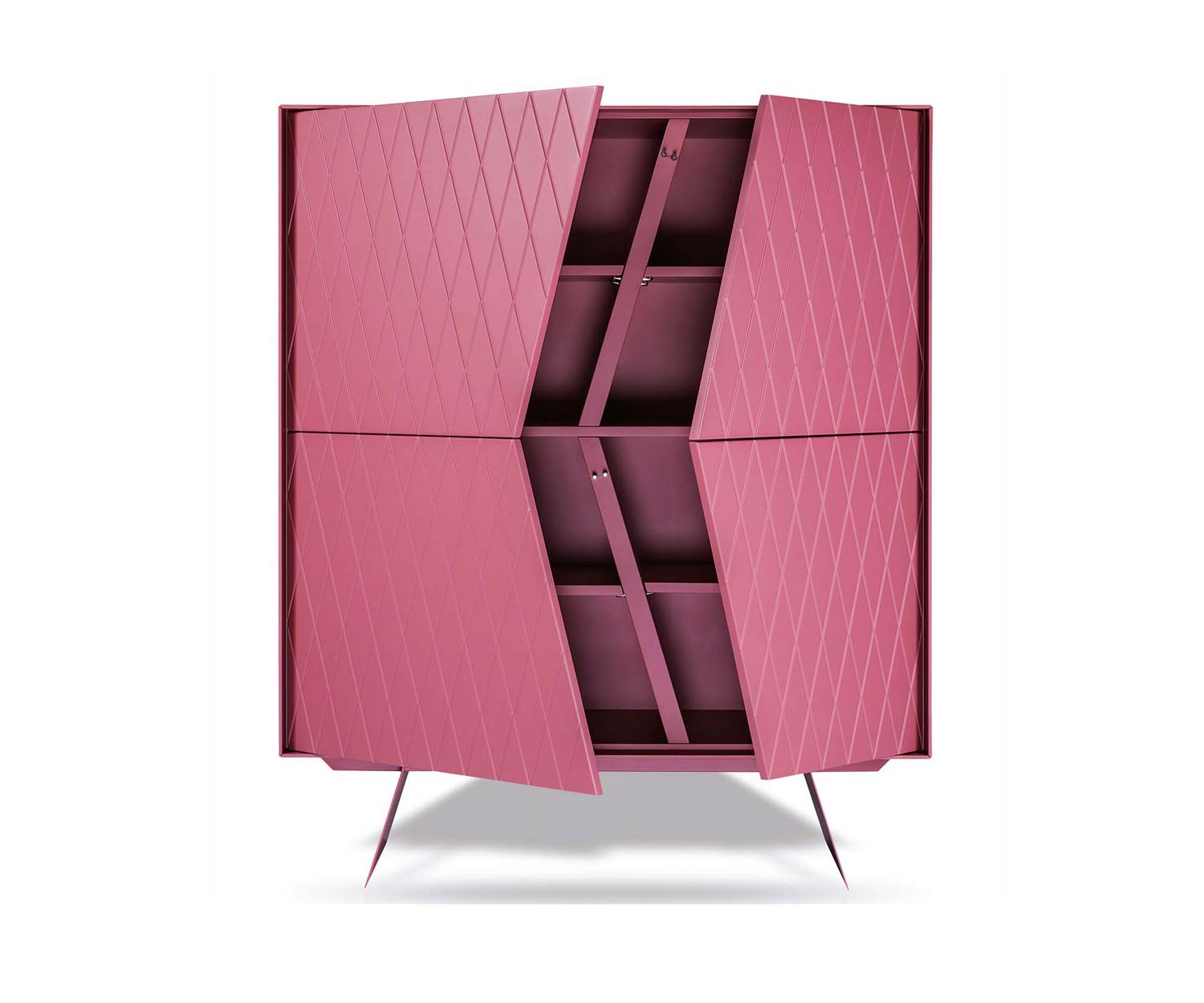 Modern al2 design highboard e klipse 009 in roze Modern al2 design highboard e klipse 009 in roze