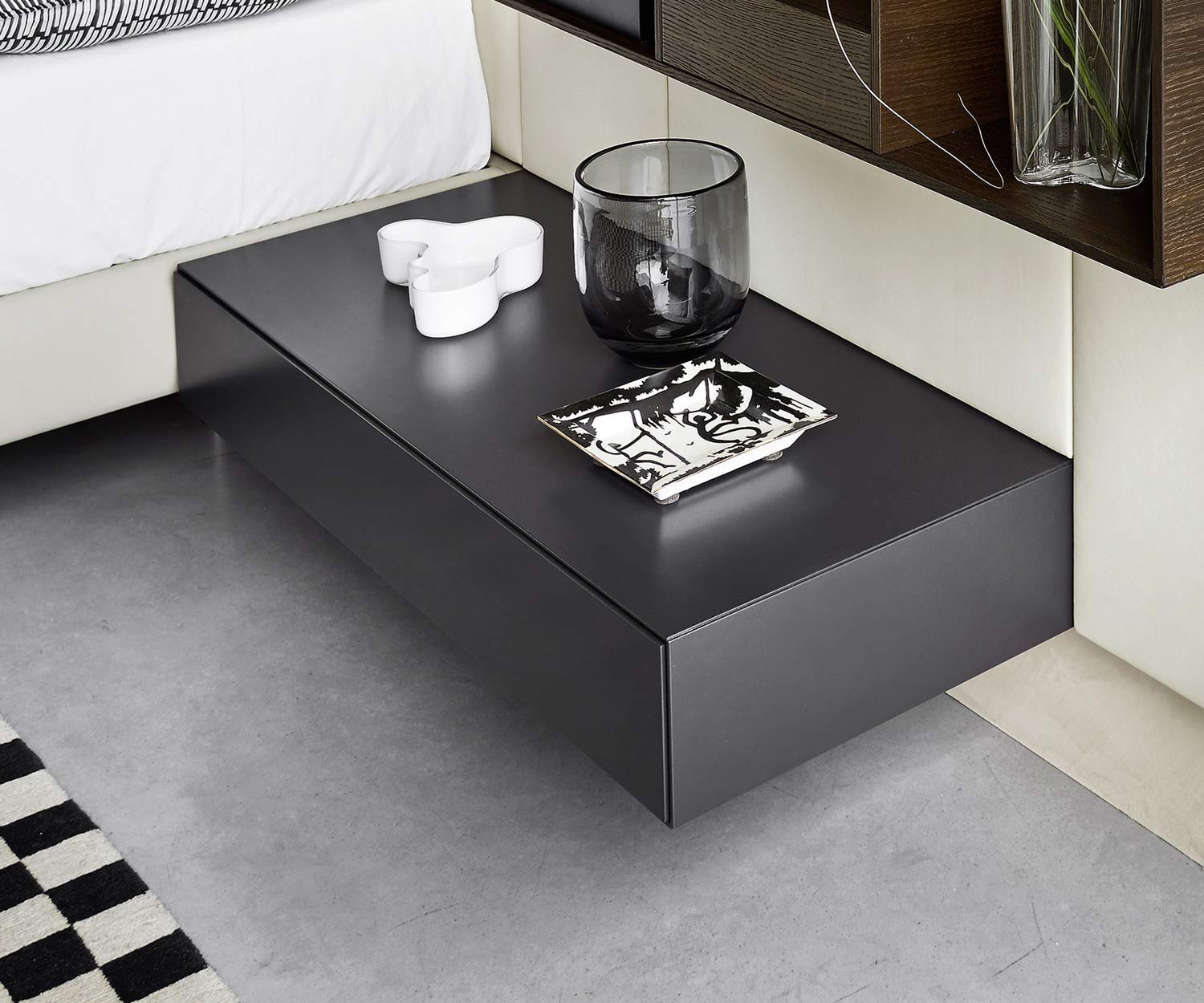 Exclusief Livitalia Design nachtkastje hangend 1 lade Exclusief Livitalia Design nachtkastje hangend 1 lade