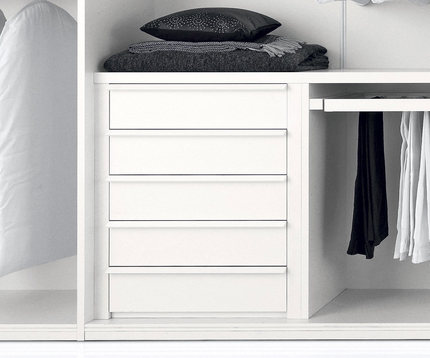 5-weg lade voor Livitalia en Novamobili garderobekasten 5-weg lade voor Livitalia en Novamobili garderobekasten