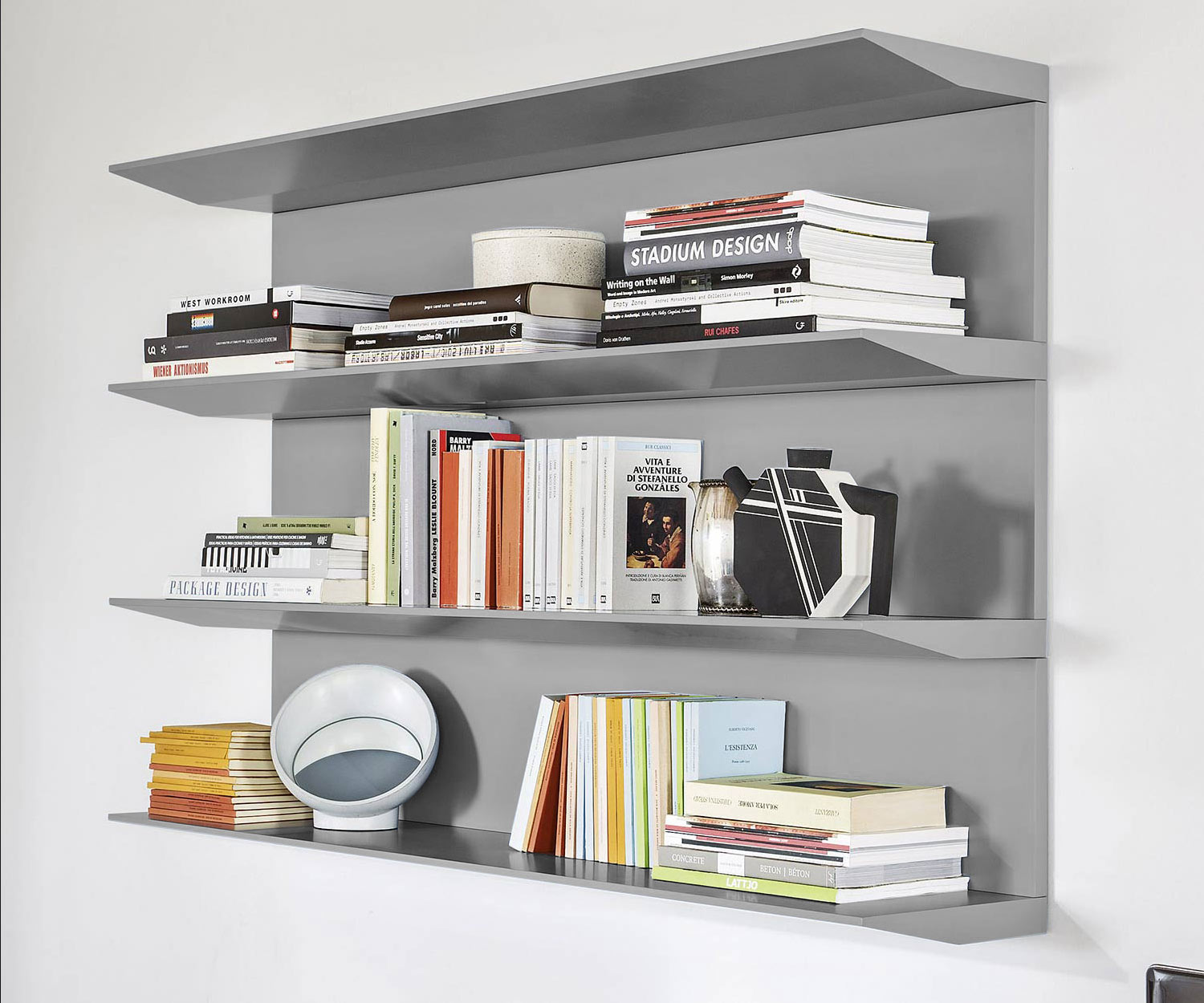 Novamobili Wandplank Horizon lichtgrijs Novamobili Wandplank Horizon lichtgrijs