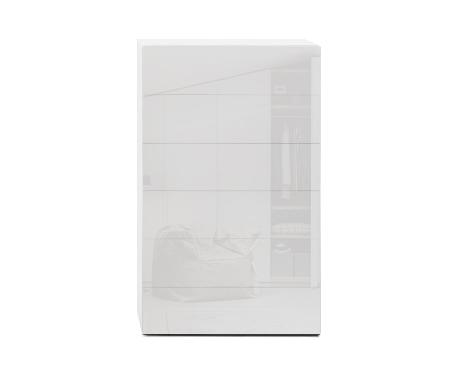 Novamobili Easy 6-persoons ladekast B64 wit400 Novamobili Easy 6-persoons ladekast B64 wit400