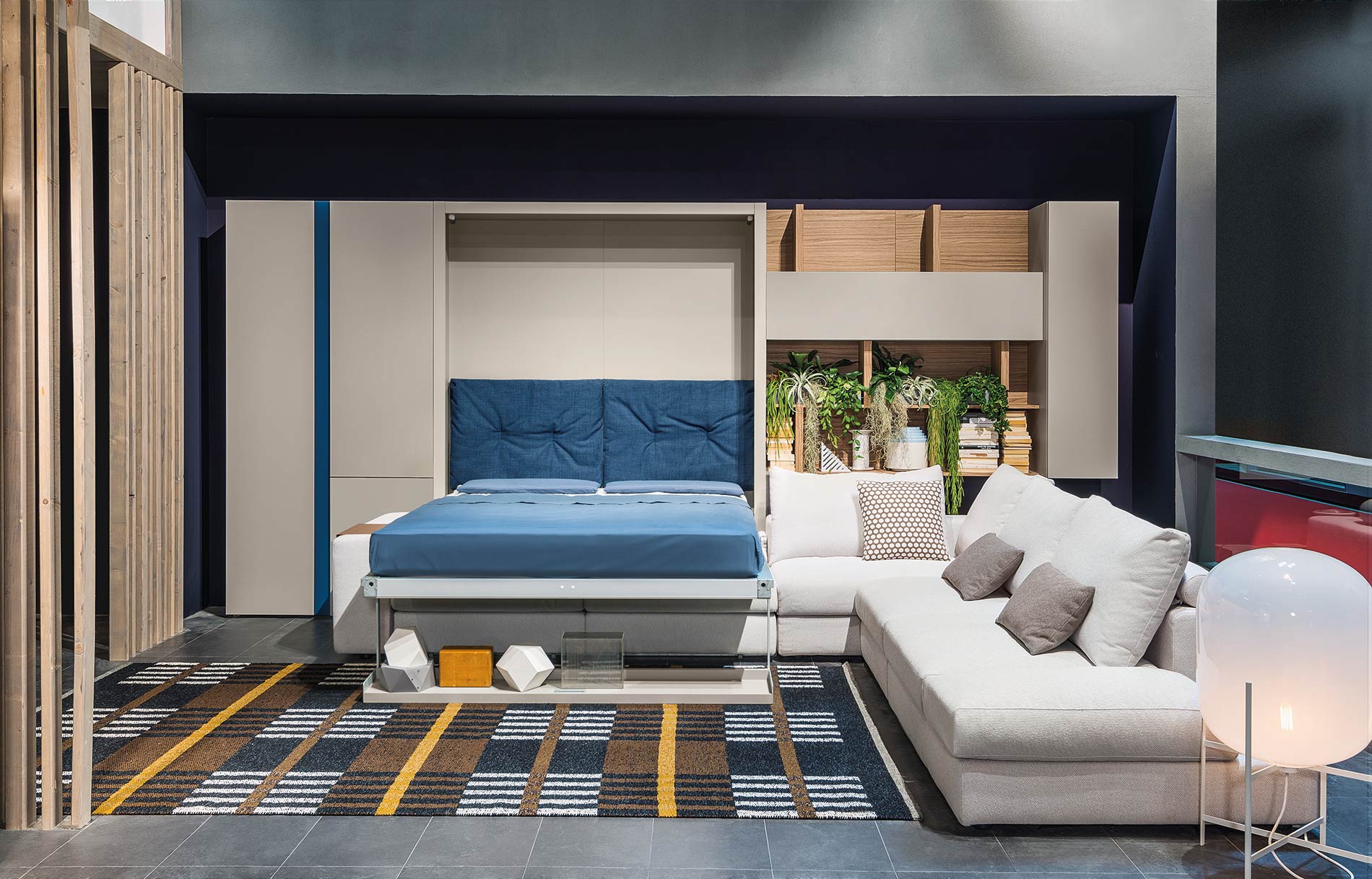 Clei Tango Murphy bed Wandmeubel Hoekbank
