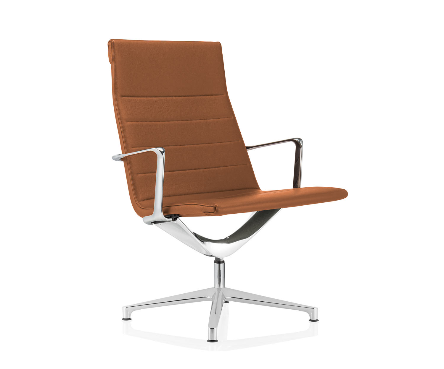 ICF Vela Lounge leder 984 Tabak H69 ICF Vela Lounge leder 984 Tabak H69