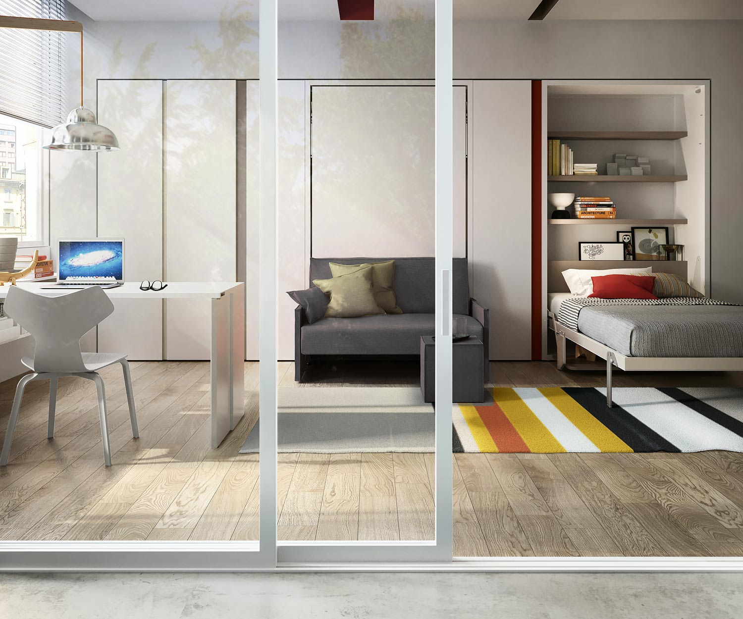 Design glazen kast modern met verlichting leds en 4 lades opbergruimte Design glazen kast modern met verlichting leds en 4 lades opbergruimte