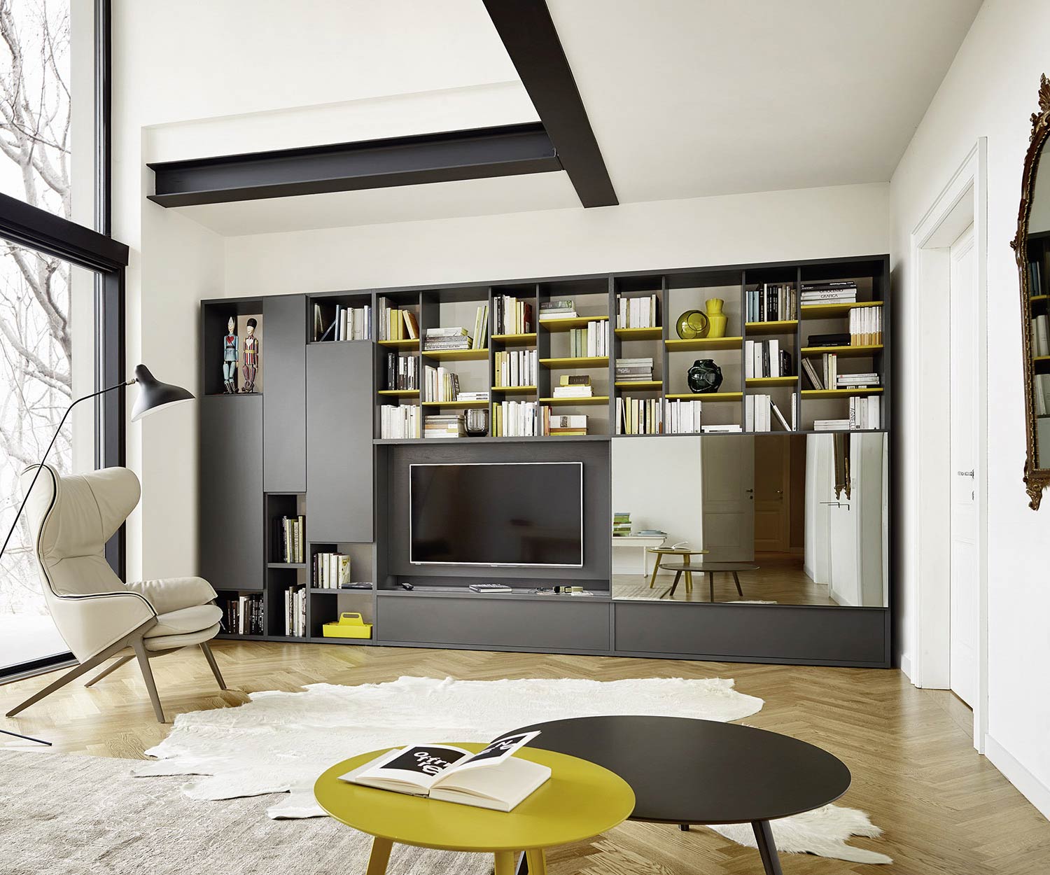 Livitalia Trio design salontafel in de woonkamer Livitalia Trio design salontafel in de woonkamer