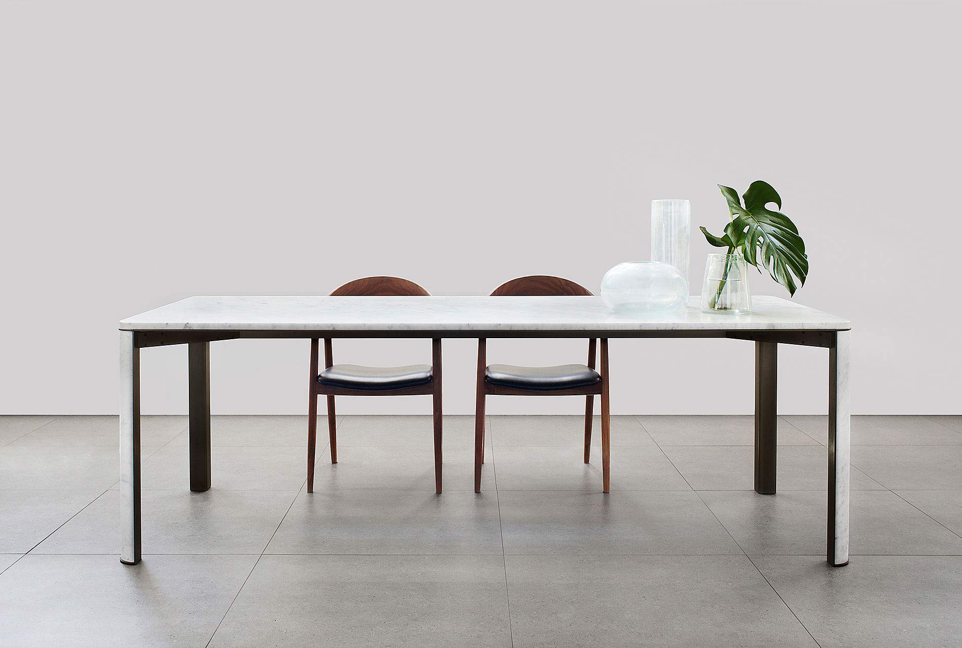 Design carrara marmeren eettafel
