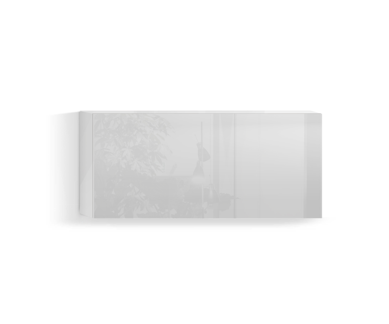 Design woonkamer wandmeubel Horizontaal H42 B90 blad wit400 Design woonkamer wandmeubel Horizontaal H42 B90 blad wit400