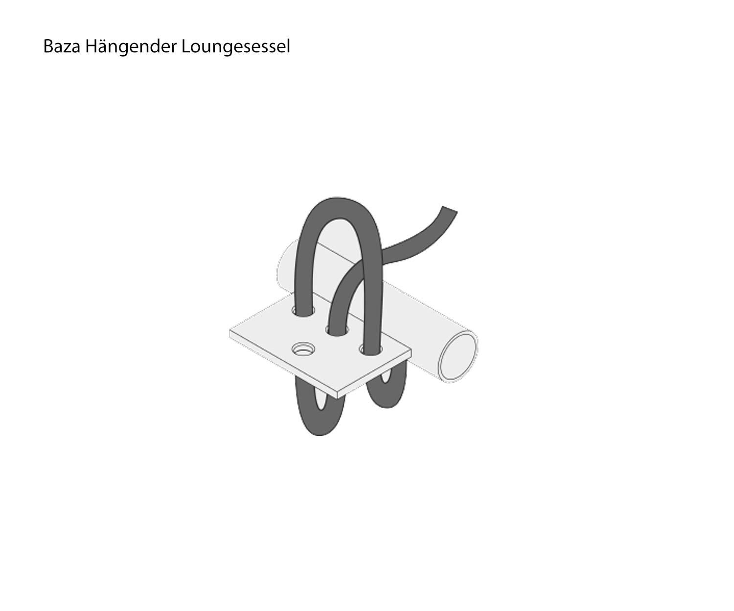 Schommelstoel Todus Baza Round Sketch Bevestigingskoorden Schommelstoel Todus Baza Round Sketch Bevestigingskoorden