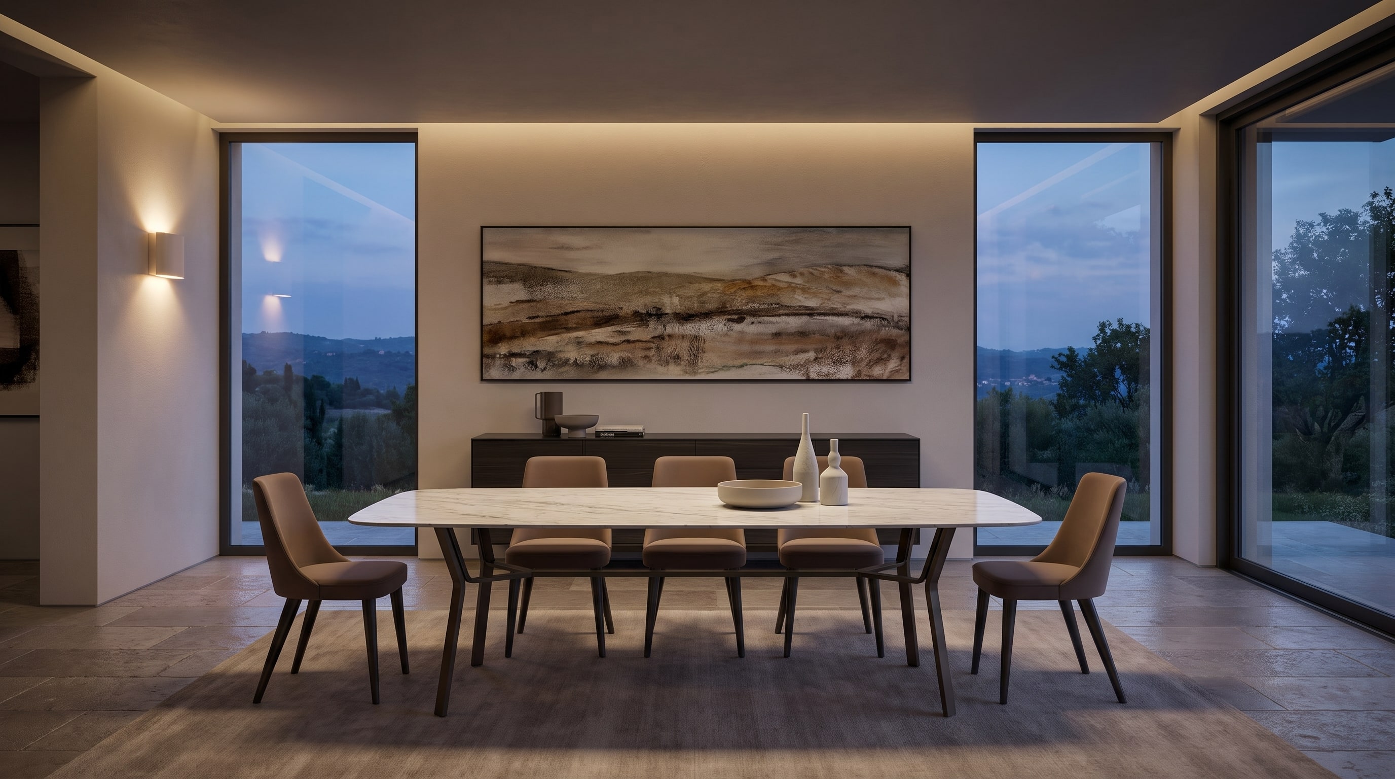 Bilder im Esszimmer aufhängen: Höhe, Format und Abstand zur Tafel Bilder im Esszimmer aufhängen: Höhe, Format und Abstand zur Tafel
