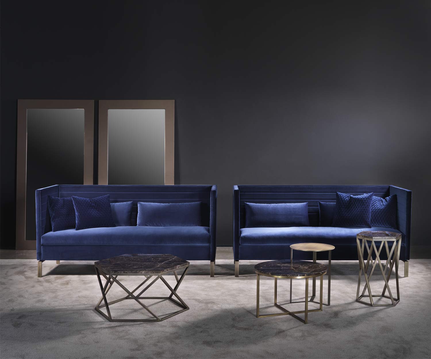 Moderne Marelli design bank voor lounge