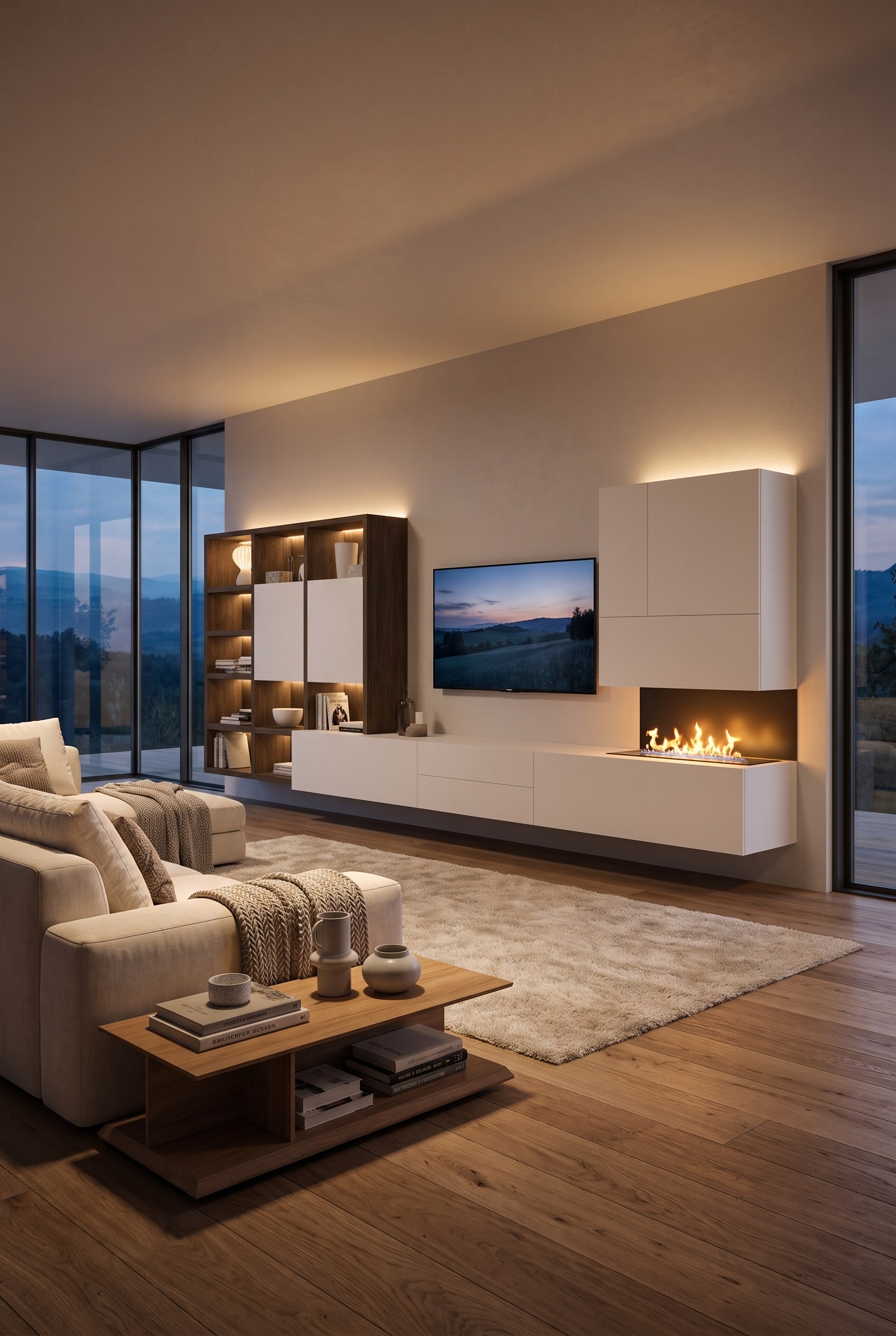Wohnzimmer Wohnwand modern
