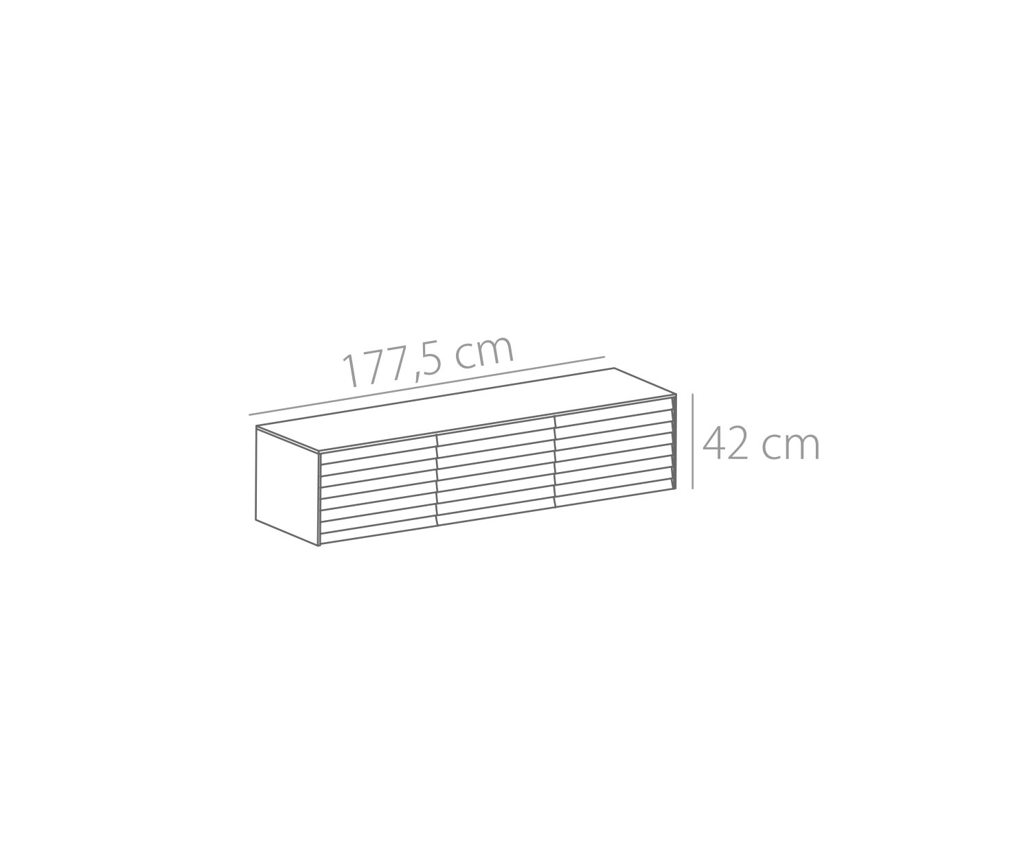 Punt Sussex dressoir vloer B177 schets Punt Sussex dressoir vloer B177 schets