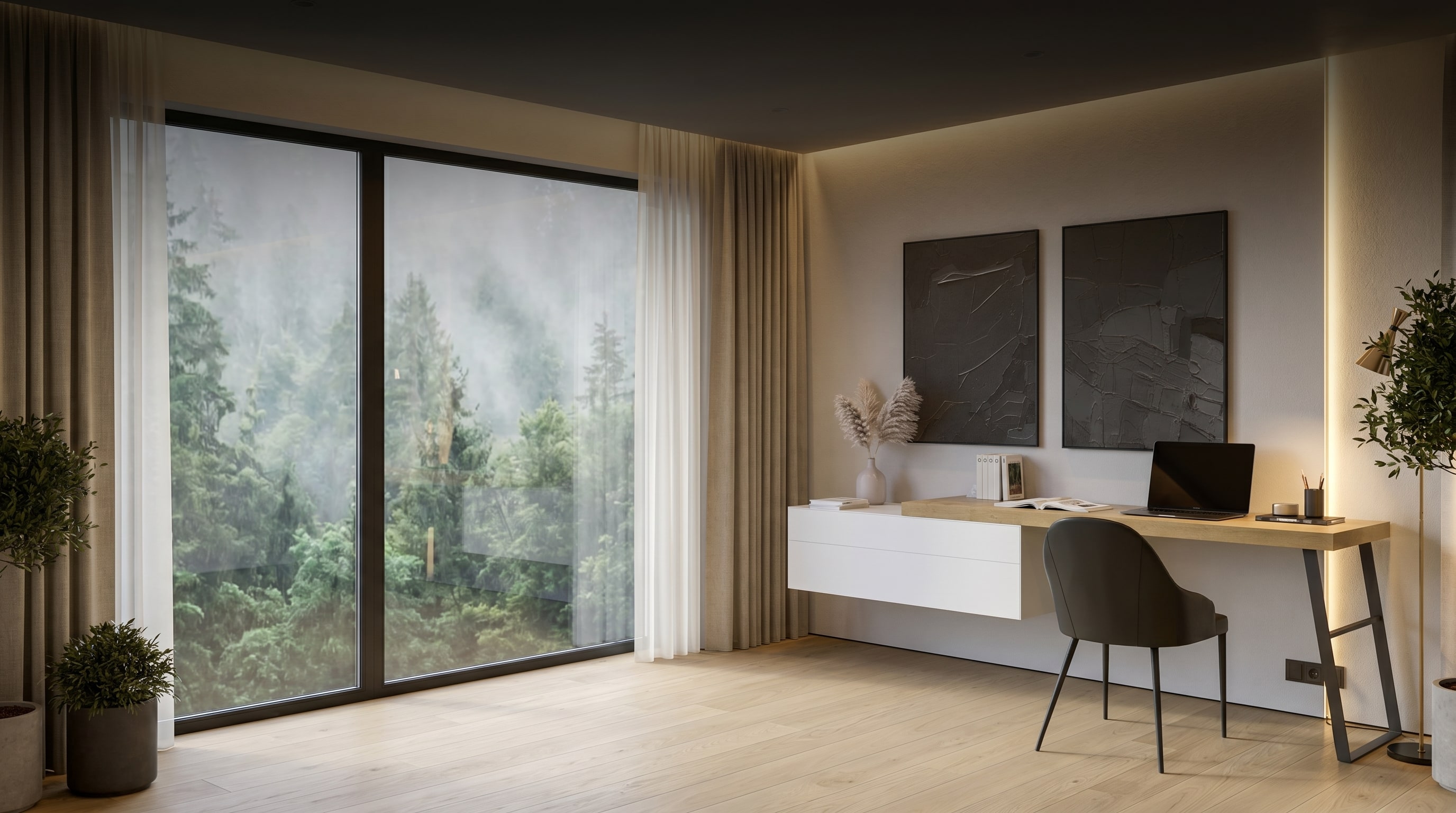 Gästezimmer Arbeitszimmer Kombination: Der Interior-Trick