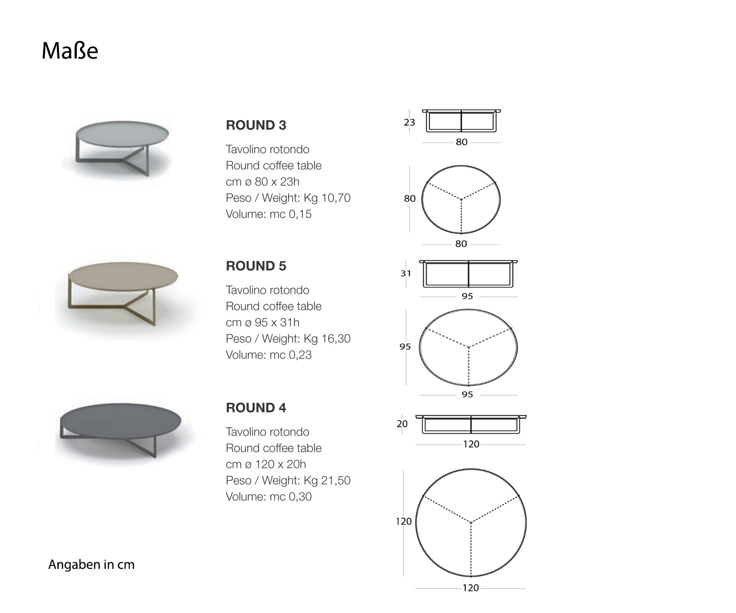 MEME Design Afmetingen ronde salontafel schets maten MEME Design Afmetingen ronde salontafel schets maten