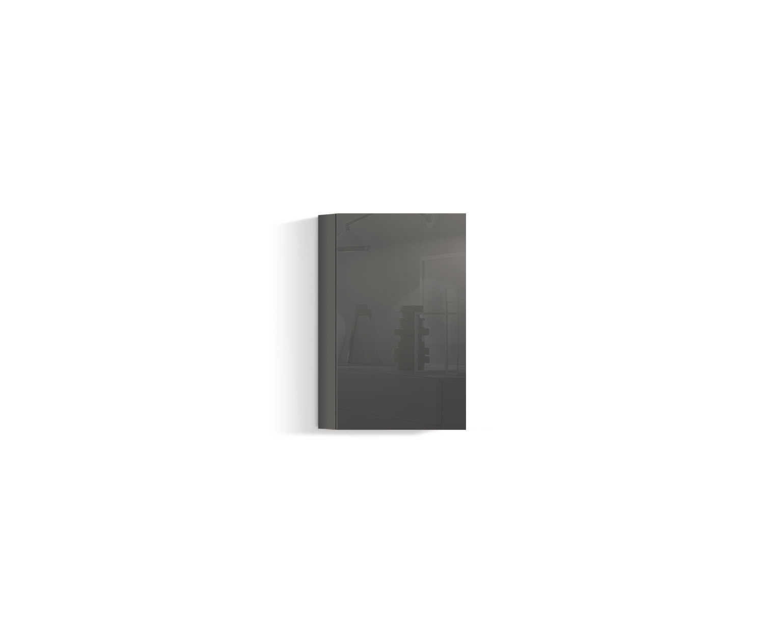 Design woonkamer wandmeubel verticaal H64 B45 quarz410 Design woonkamer wandmeubel verticaal H64 B45 quarz410