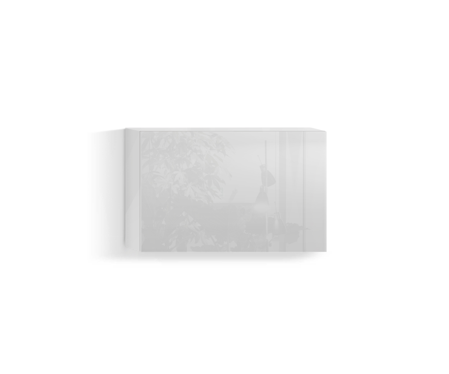 Design woonkamer wandmeubel Horizontaal H42 B60 blad wit400 Design woonkamer wandmeubel Horizontaal H42 B60 blad wit400