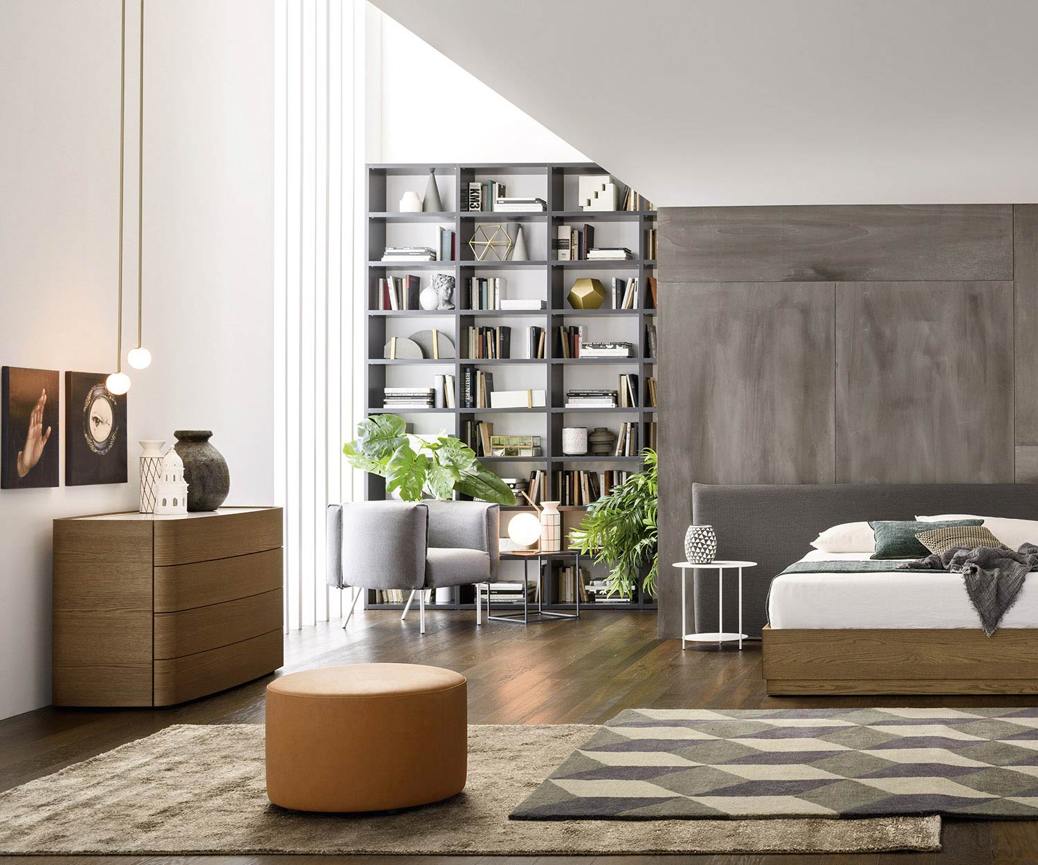 Exclusieve Novamobili Design ladekast Norman 4 laden licht honingkleurig eiken Exclusieve Novamobili Design ladekast Norman 4 laden licht honingkleurig eiken