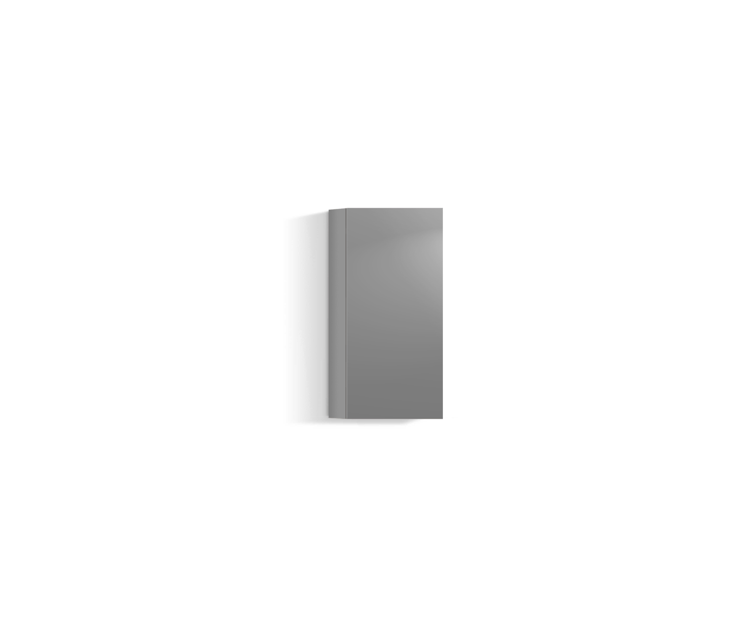 Design woonkamer wandmeubel verticaal H64 B30 lichtgrijs330 Design woonkamer wandmeubel verticaal H64 B30 lichtgrijs330