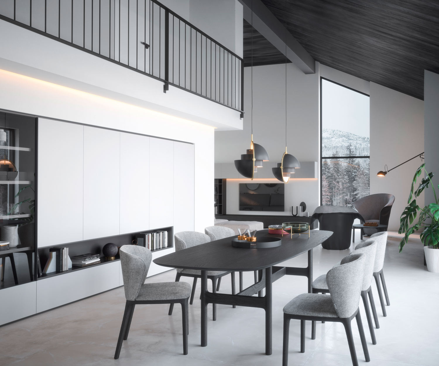 Grijskleurig Novamobili Navy Designer stoel van massief hout Stoffen bekleding Frame Grijskleurig Novamobili Navy Designer stoel van massief hout Stoffen bekleding Frame