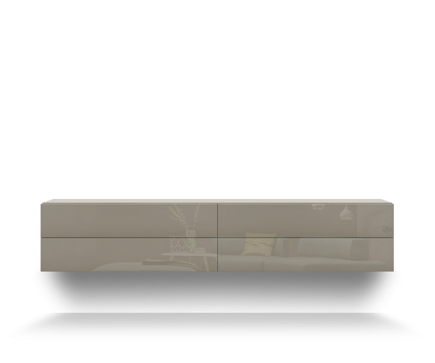 Novamobili Easy 4-zits bovenkast B216 zand433 Novamobili Easy 4-zits bovenkast B216 zand433