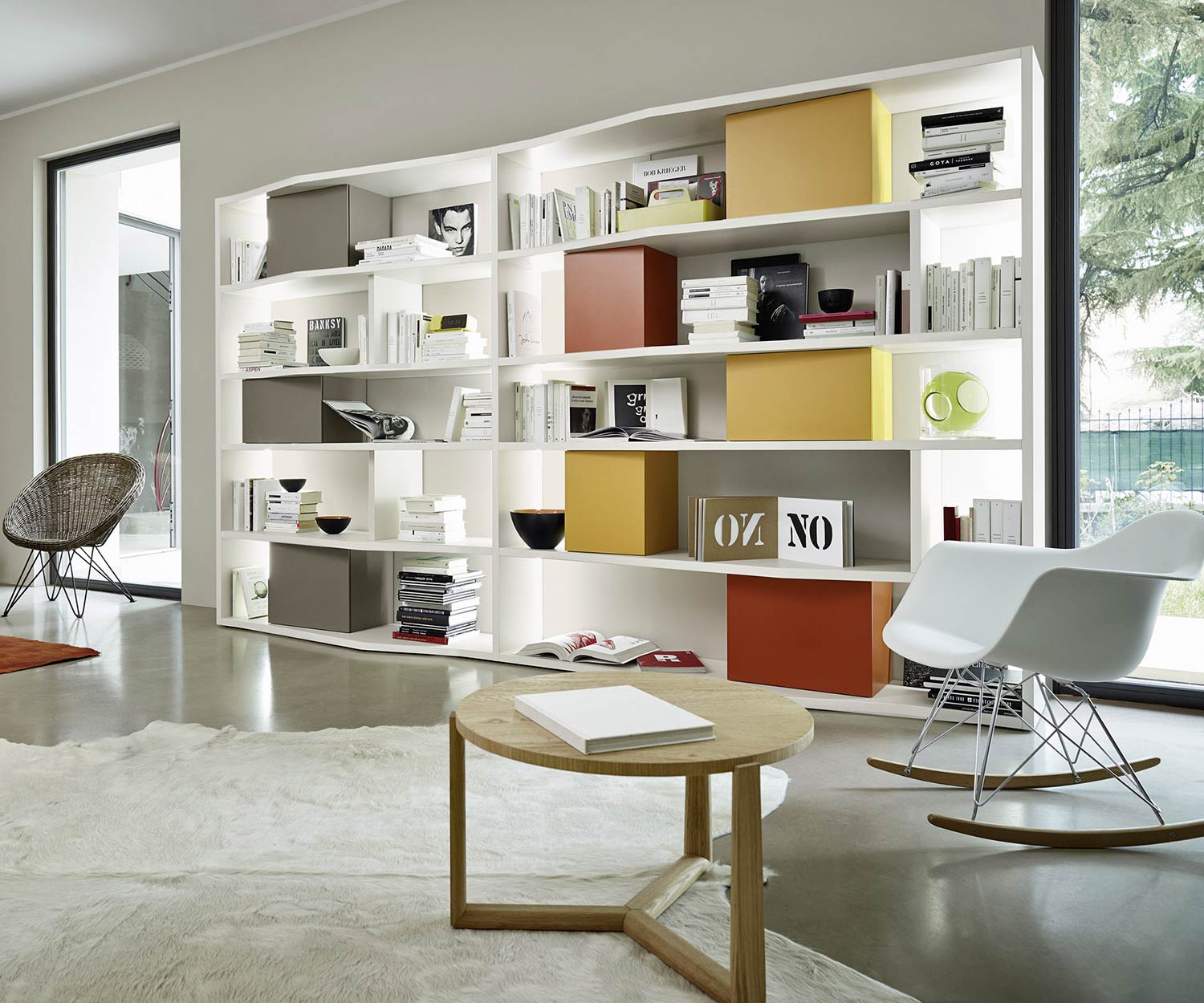 Livitalia Design salontafel Madeira licht eiken D61 Livitalia Design salontafel Madeira licht eiken D61