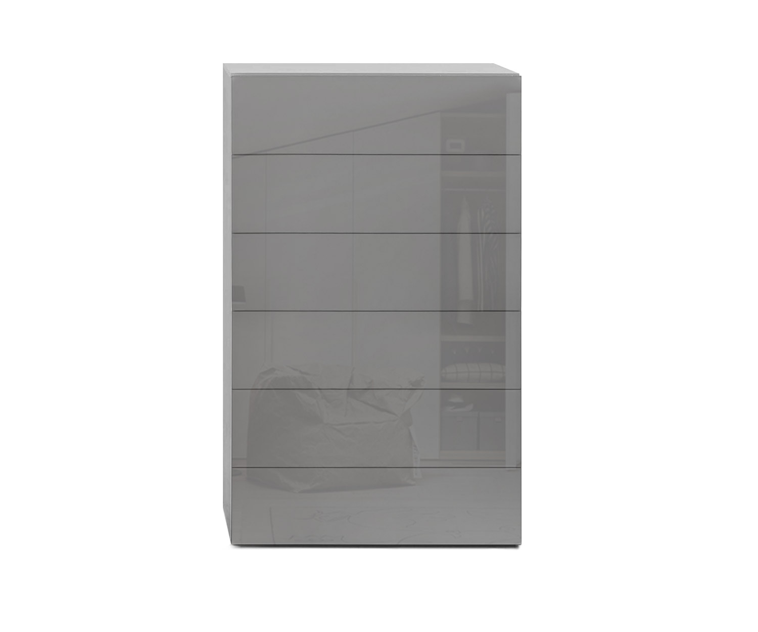 Novamobili Easy 6-persoons ladekast B64 lichtgrijs430 Novamobili Easy 6-persoons ladekast B64 lichtgrijs430