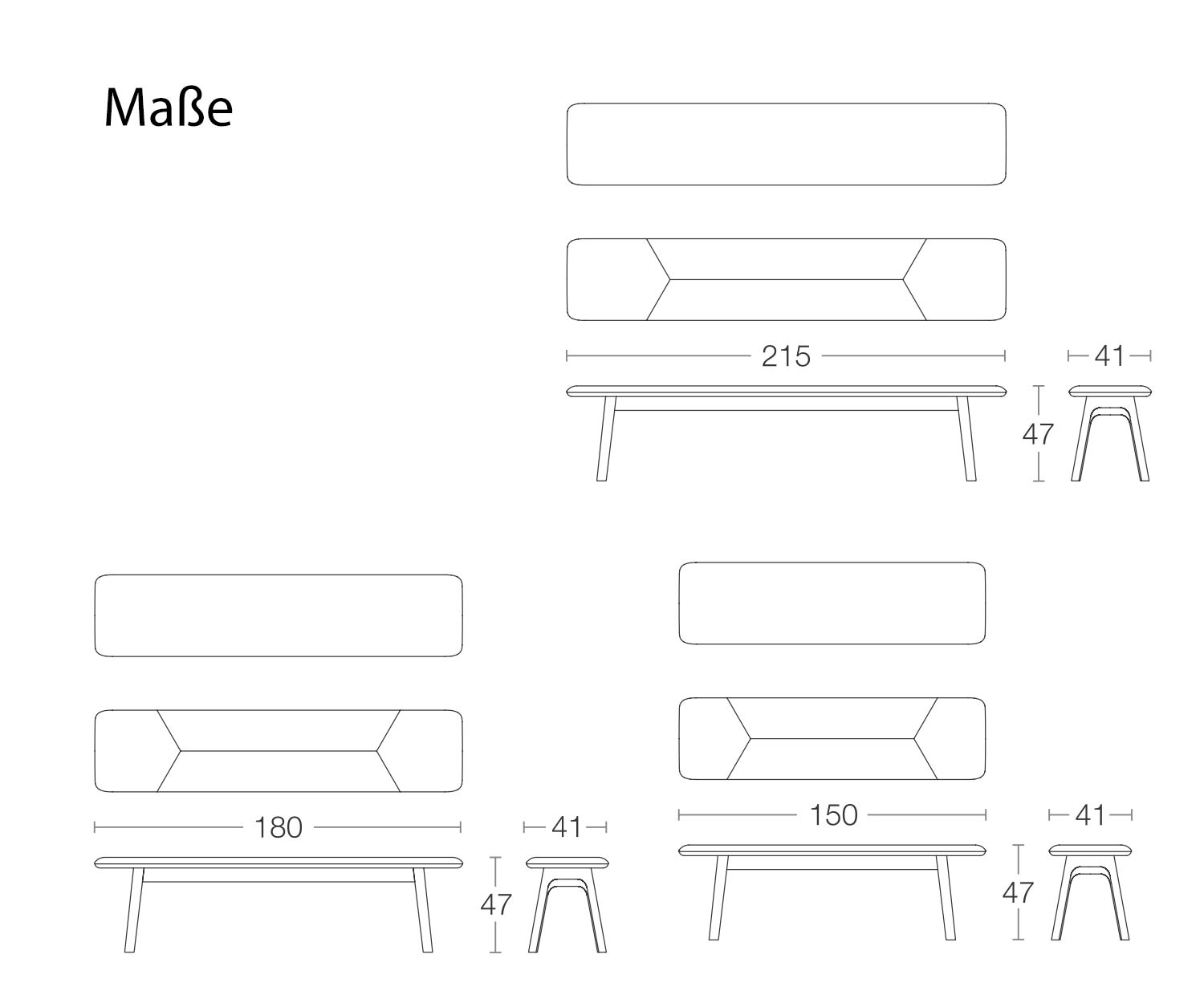 Conde House Tien Design bankafmetingen Schets Maten Conde House Tien Design bankafmetingen Schets Maten