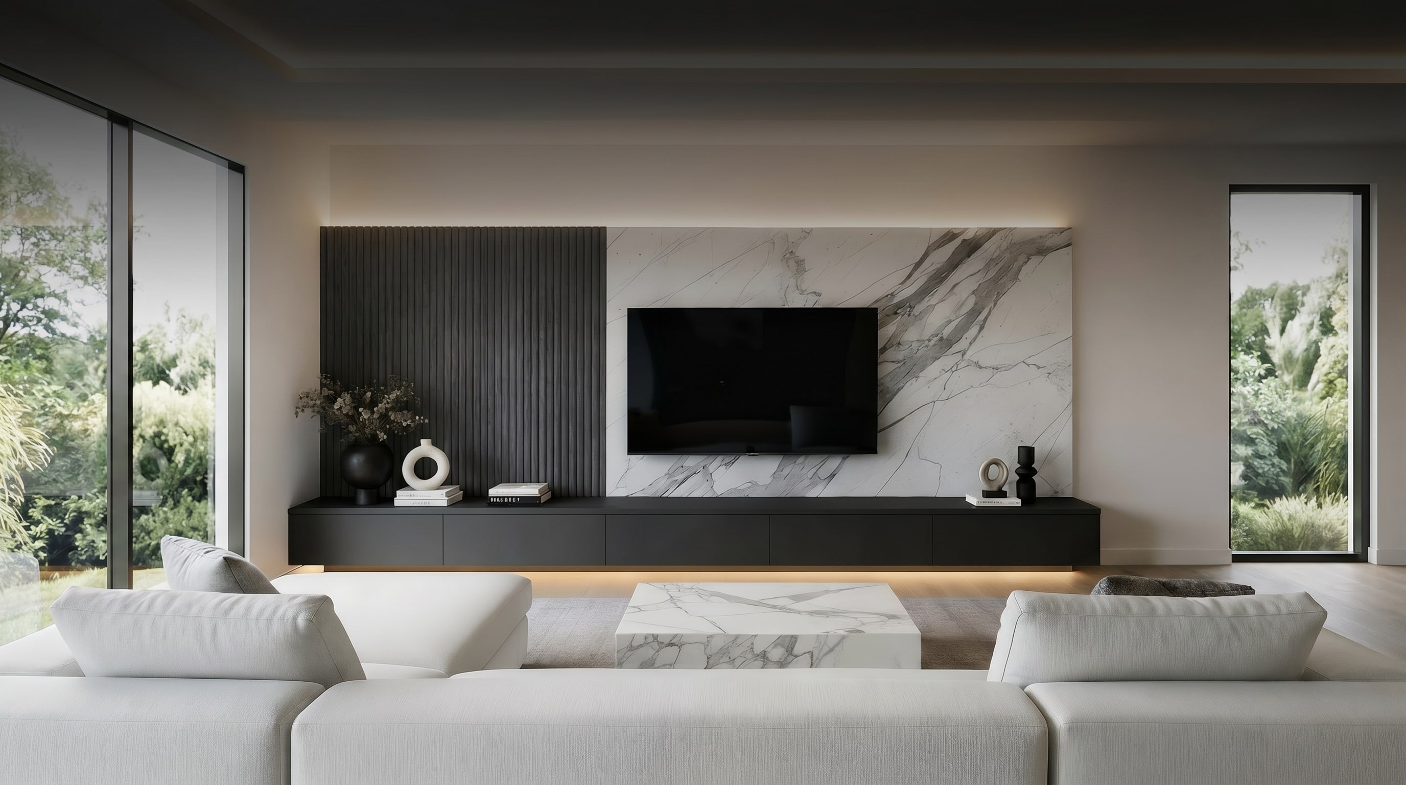 Wohnwand nach Maß: Warum Sie mit Standard-Sets Raum verschenken Wohnwand nach Maß: Warum Sie mit Standard-Sets Raum verschenken