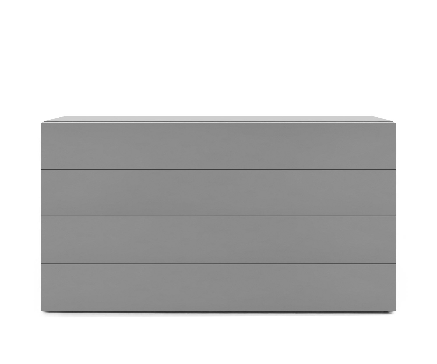 Novamobili Easy 4-zits ladekast B128 lichtgrijs330 Novamobili Easy 4-zits ladekast B128 lichtgrijs330