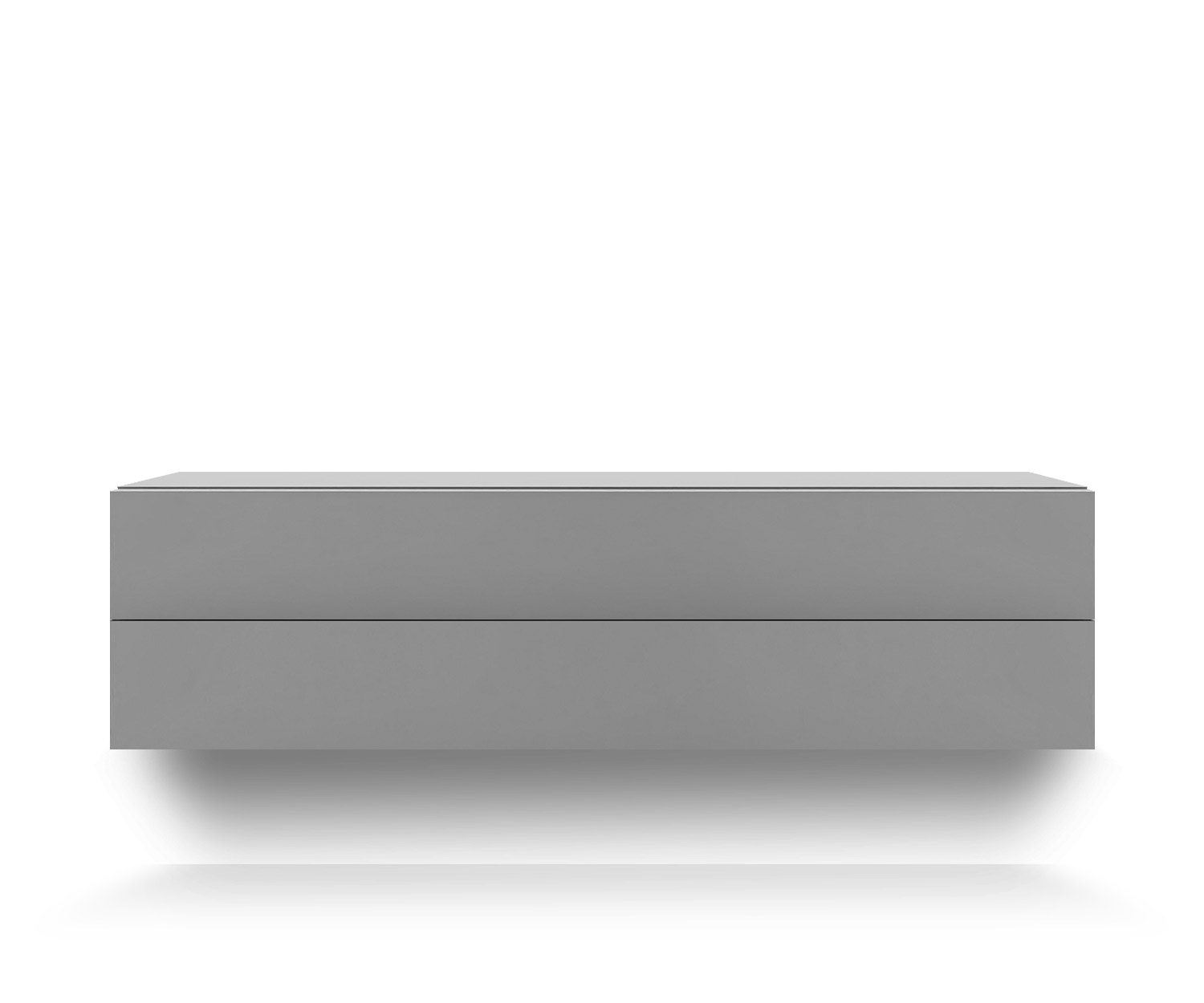 Novamobili Easy 2-zits wandmeubel B128 lichtgrijs330 Novamobili Easy 2-zits wandmeubel B128 lichtgrijs330