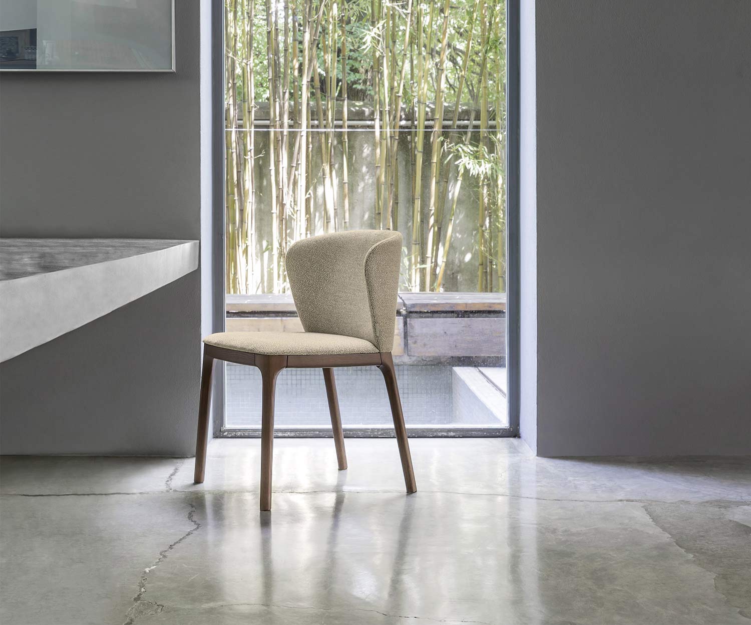 Novamobili Design stoel marine walnoot walnoot Novamobili Design stoel marine walnoot walnoot