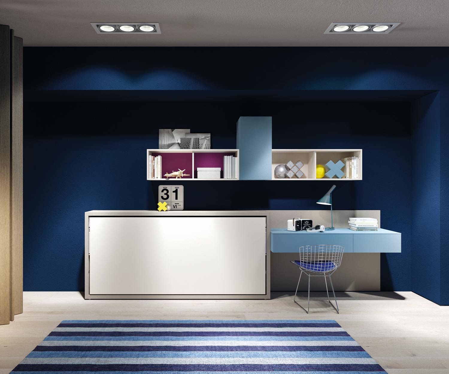 Exclusief Clei Kali 90/120 Design kledingkastbed voor kinderkamers Exclusief Clei Kali 90/120 Design kledingkastbed voor kinderkamers