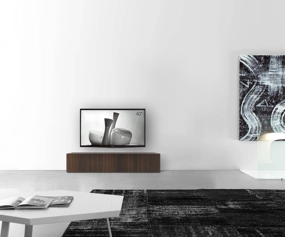 Livitalia Houten design lowboard configurator basis 150 cm 32 cm 46 cm bruin eiken Livitalia Houten design lowboard configurator basis 150 cm 32 cm 46 cm bruin eiken
