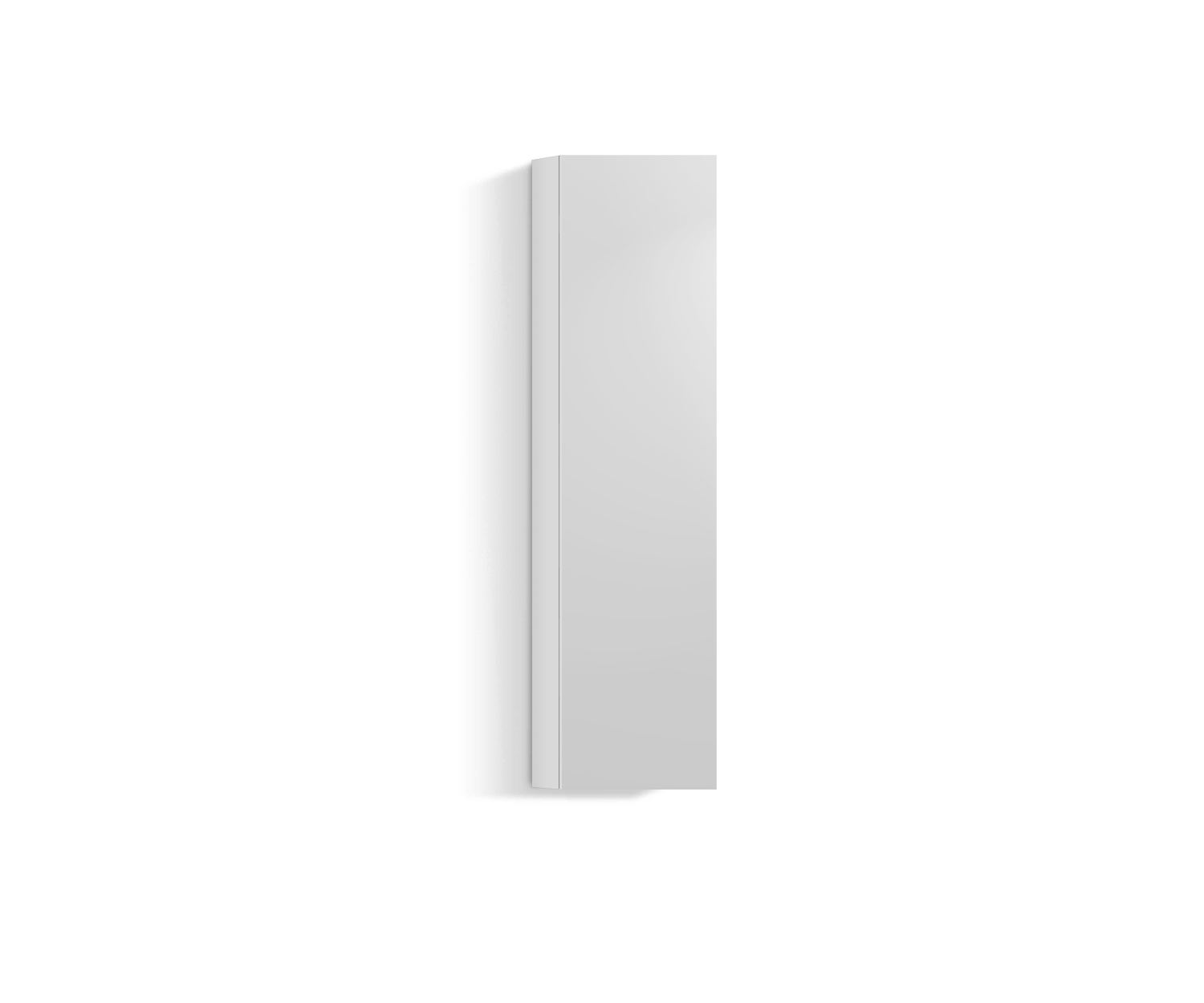 Design woonkamer wandmeubel verticaal H128 B30 wit300 Design woonkamer wandmeubel verticaal H128 B30 wit300