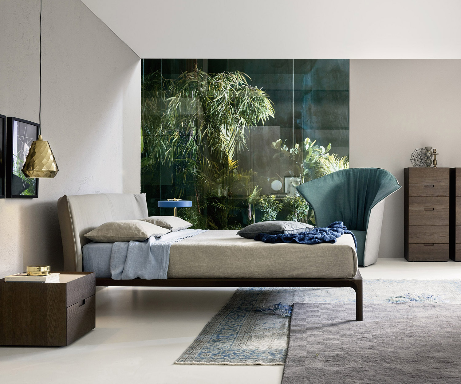 Exclusief Novamobili Park donker eiken bed Exclusief Novamobili Park donker eiken bed