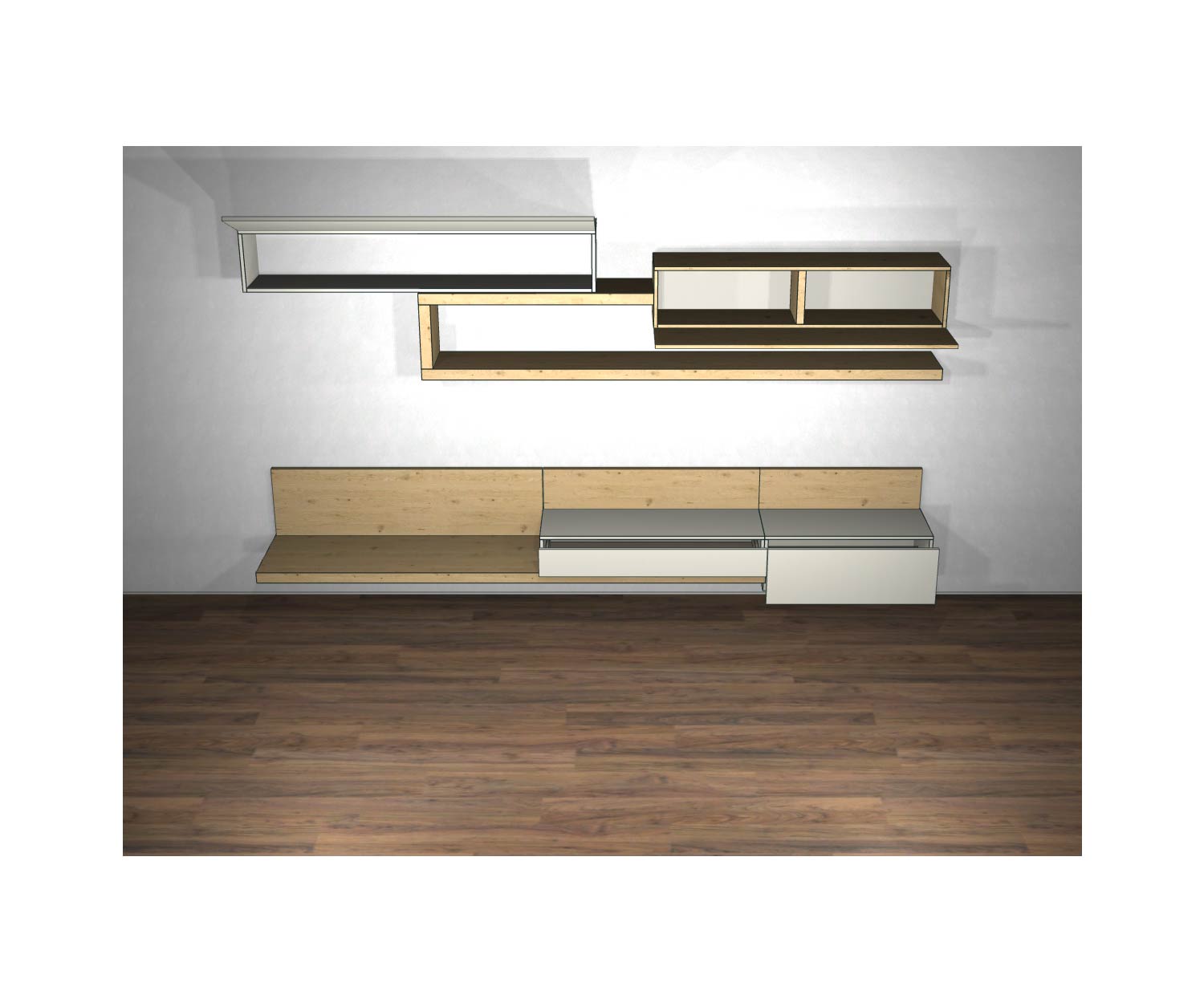 Livitalia Design hangelement C26 open elementen en open deuren Livitalia Design hangelement C26 open elementen en open deuren