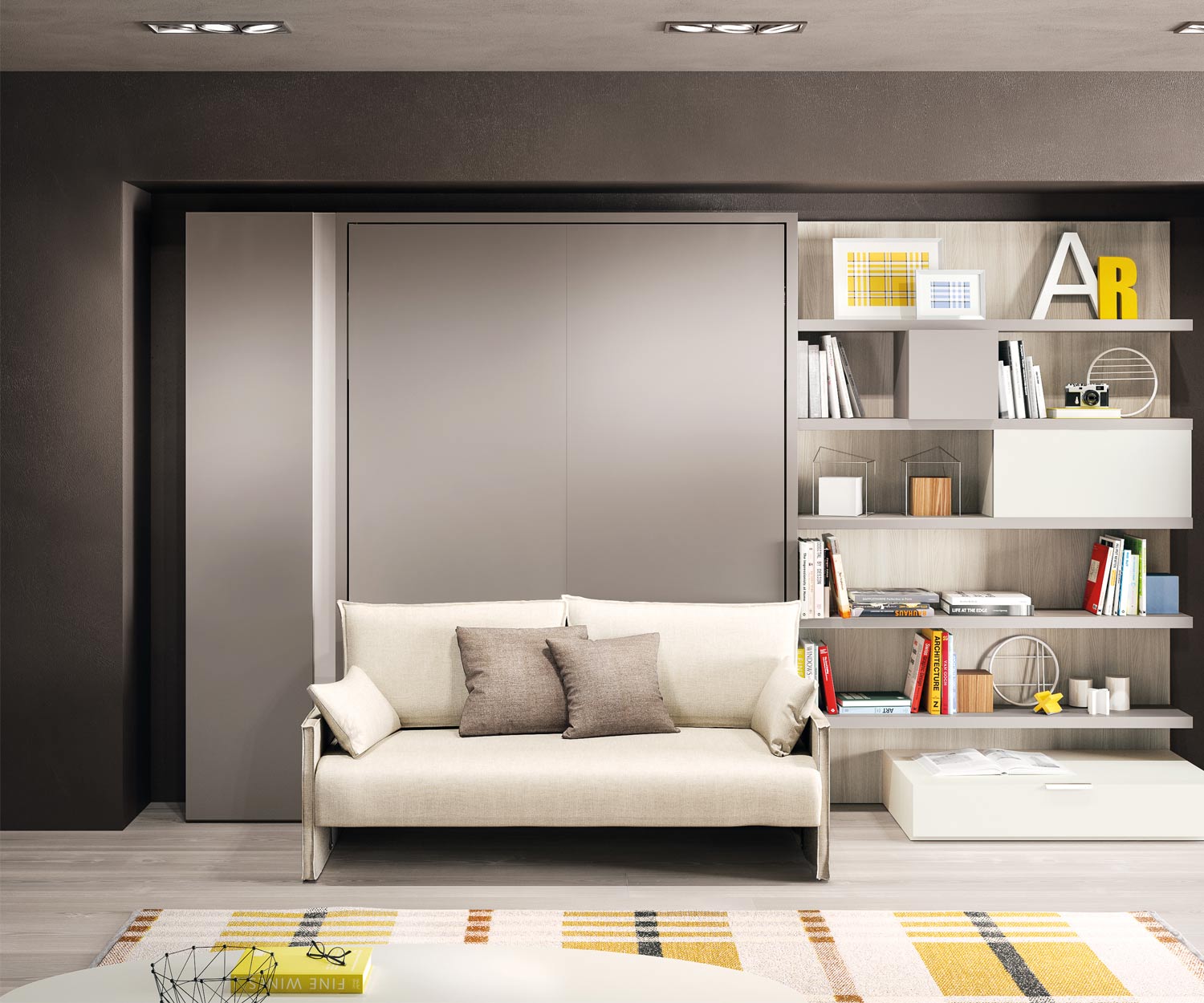 Clei Penelope 2 opklapbed met design bank Clei Penelope 2 opklapbed met design bank