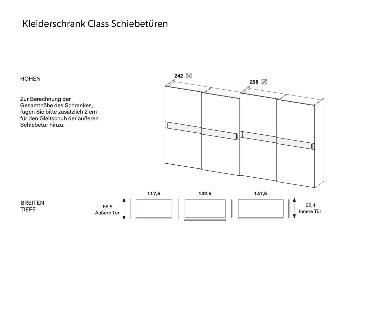 Schets Afmetingen Maten Kledingkast Klasse Schets Afmetingen Maten Kledingkast Klasse