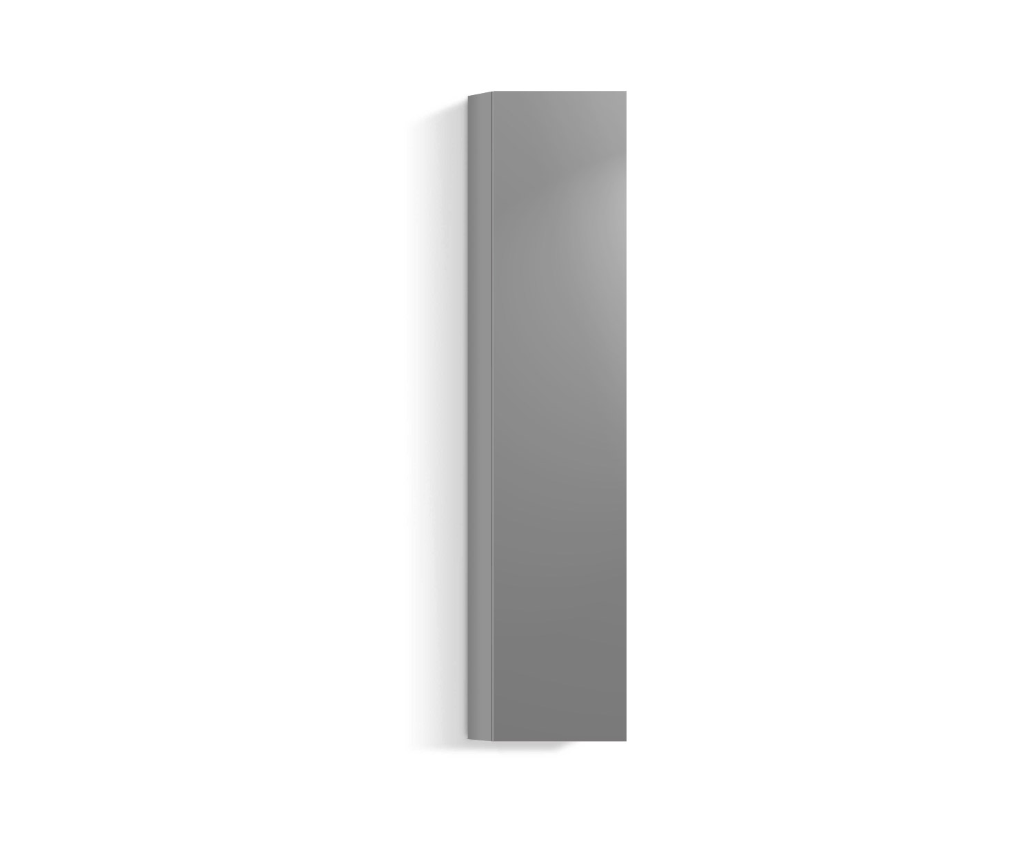 Design woonkamer wandmeubel verticaal H160 B30 lichtgrijs330 Design woonkamer wandmeubel verticaal H160 B30 lichtgrijs330