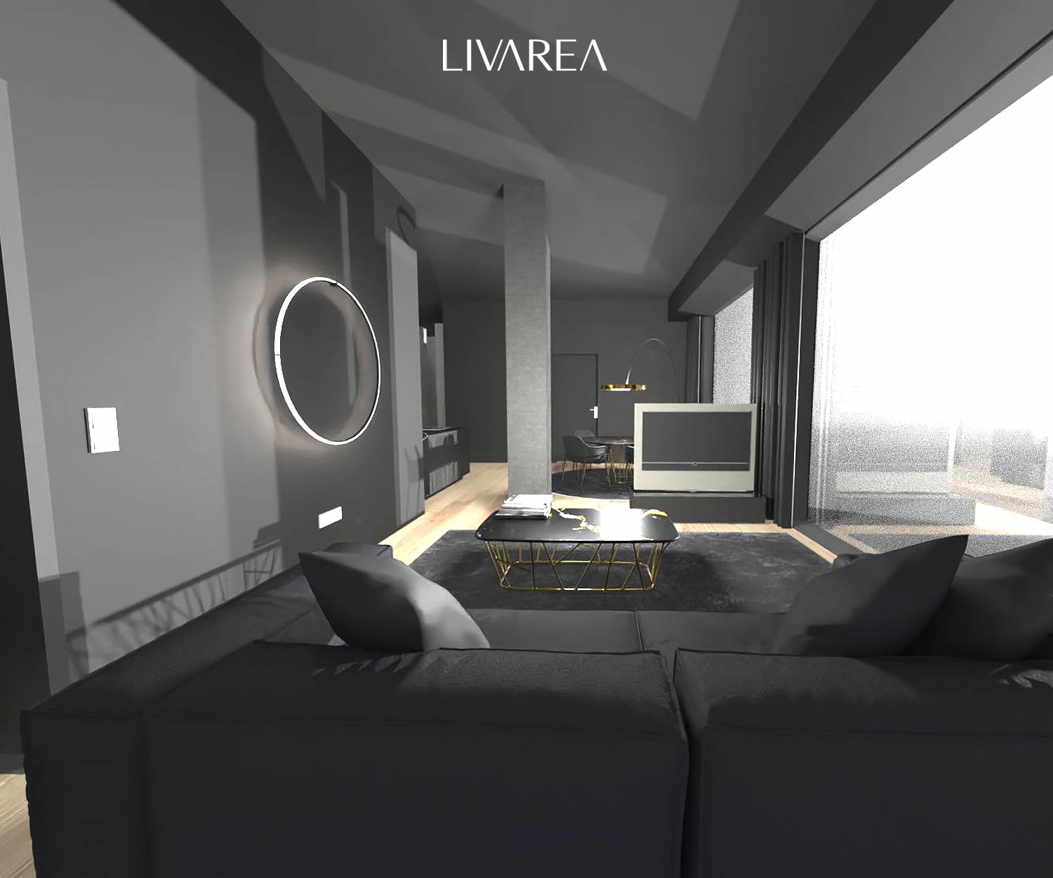 3D planning ray tracing woonkamer