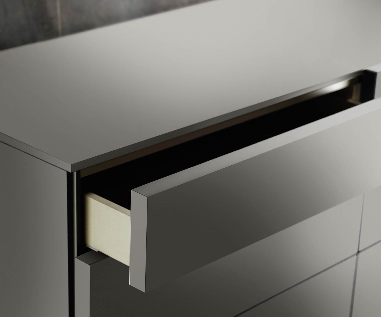 Hoogwaardige Livitalia ladekast Valeo Detail open lade Hoogwaardige Livitalia ladekast Valeo Detail open lade